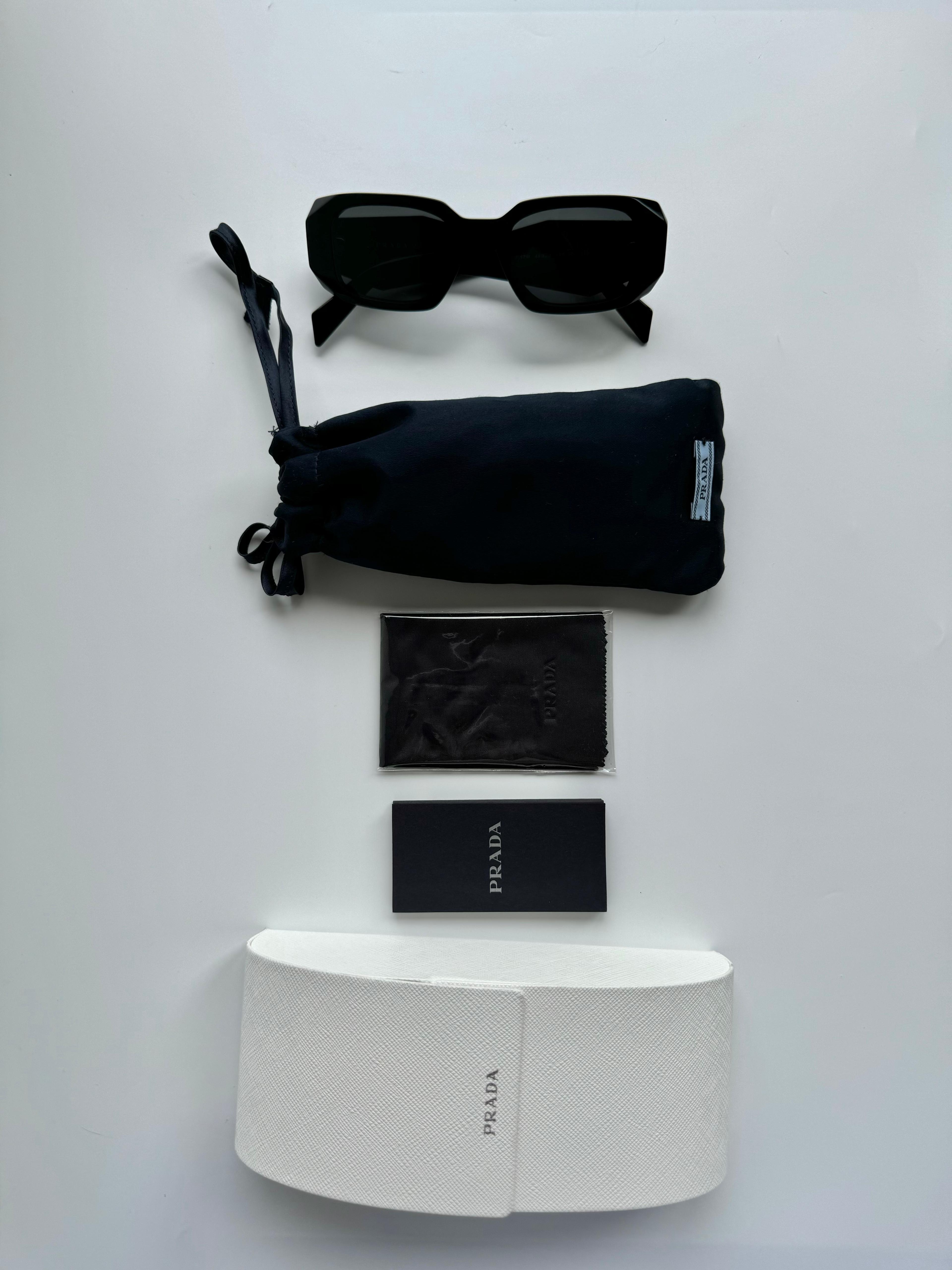 Prada 17W Black Sunglasses