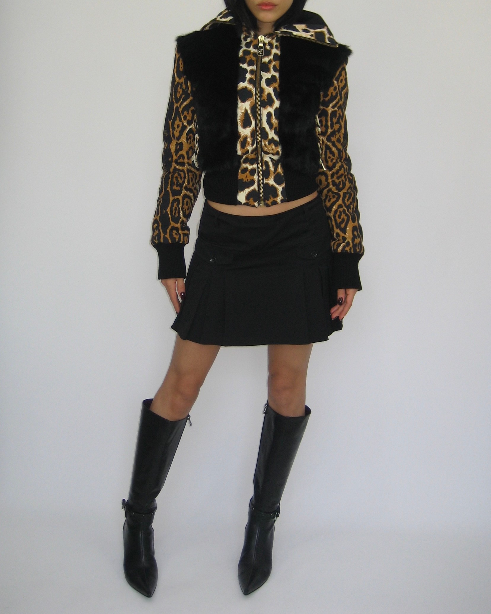 Leopard Print Coat