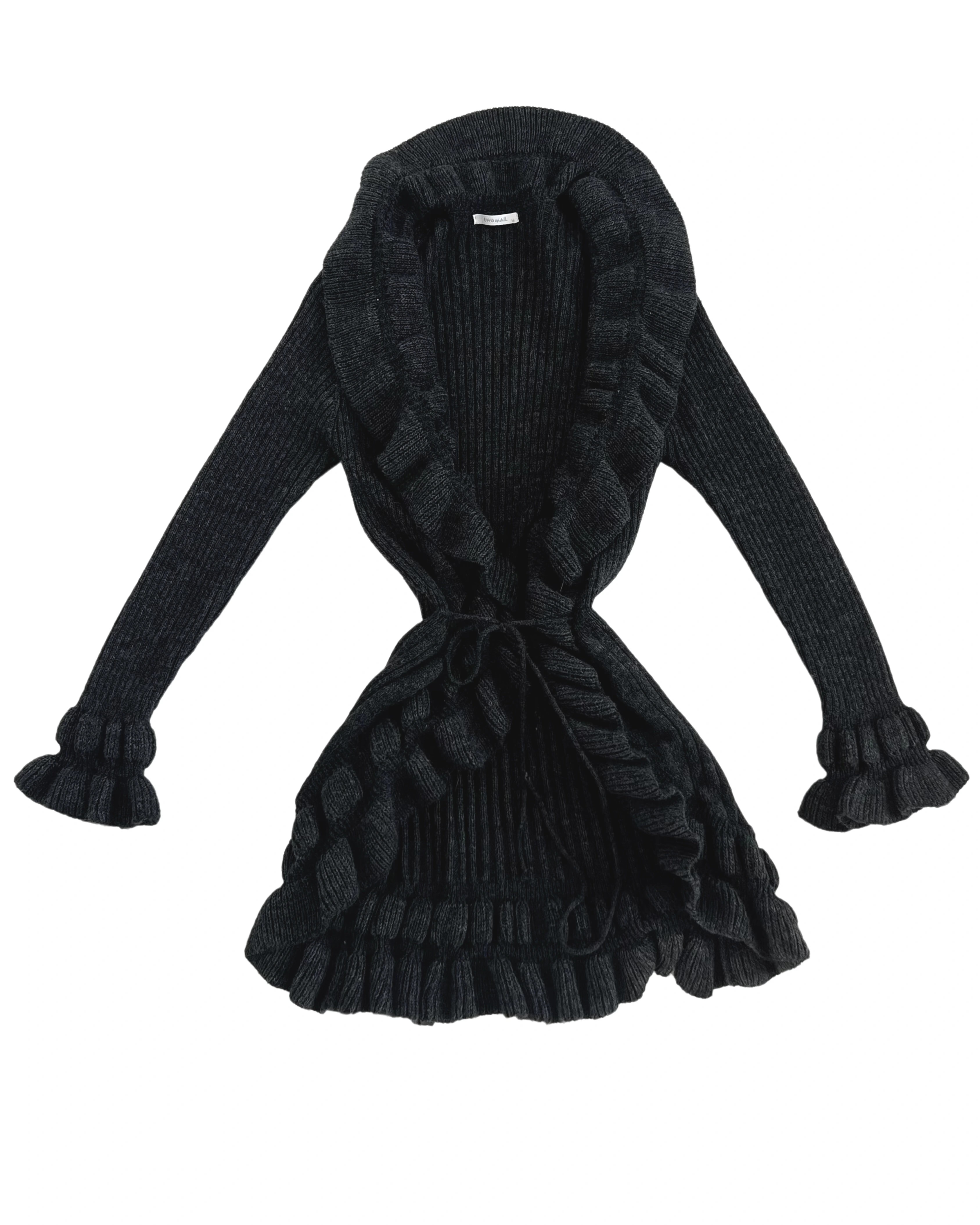Ruffle Detailed Cardigan