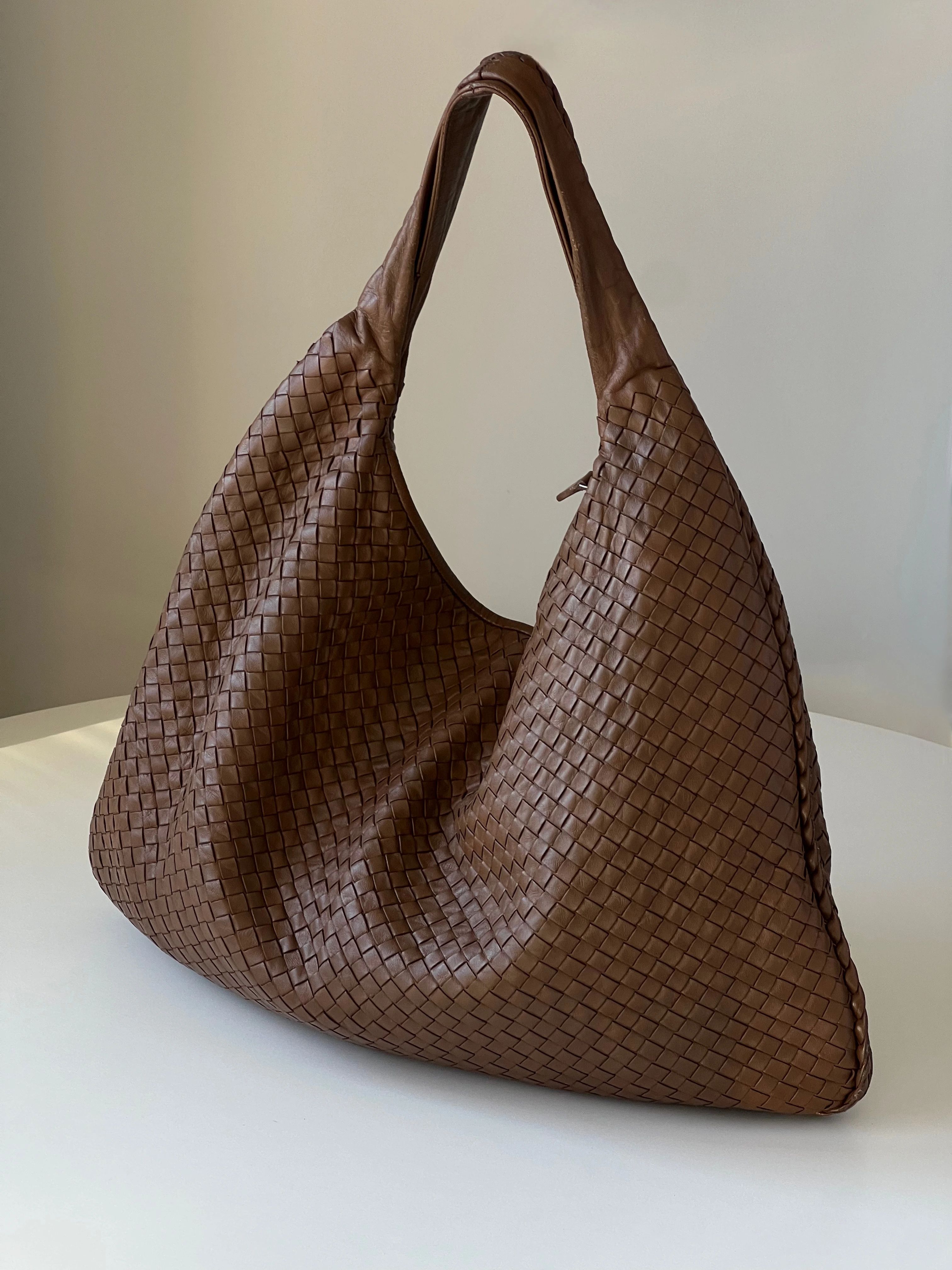 Bottega Veneta Intrecciato Leather Hobo Bag