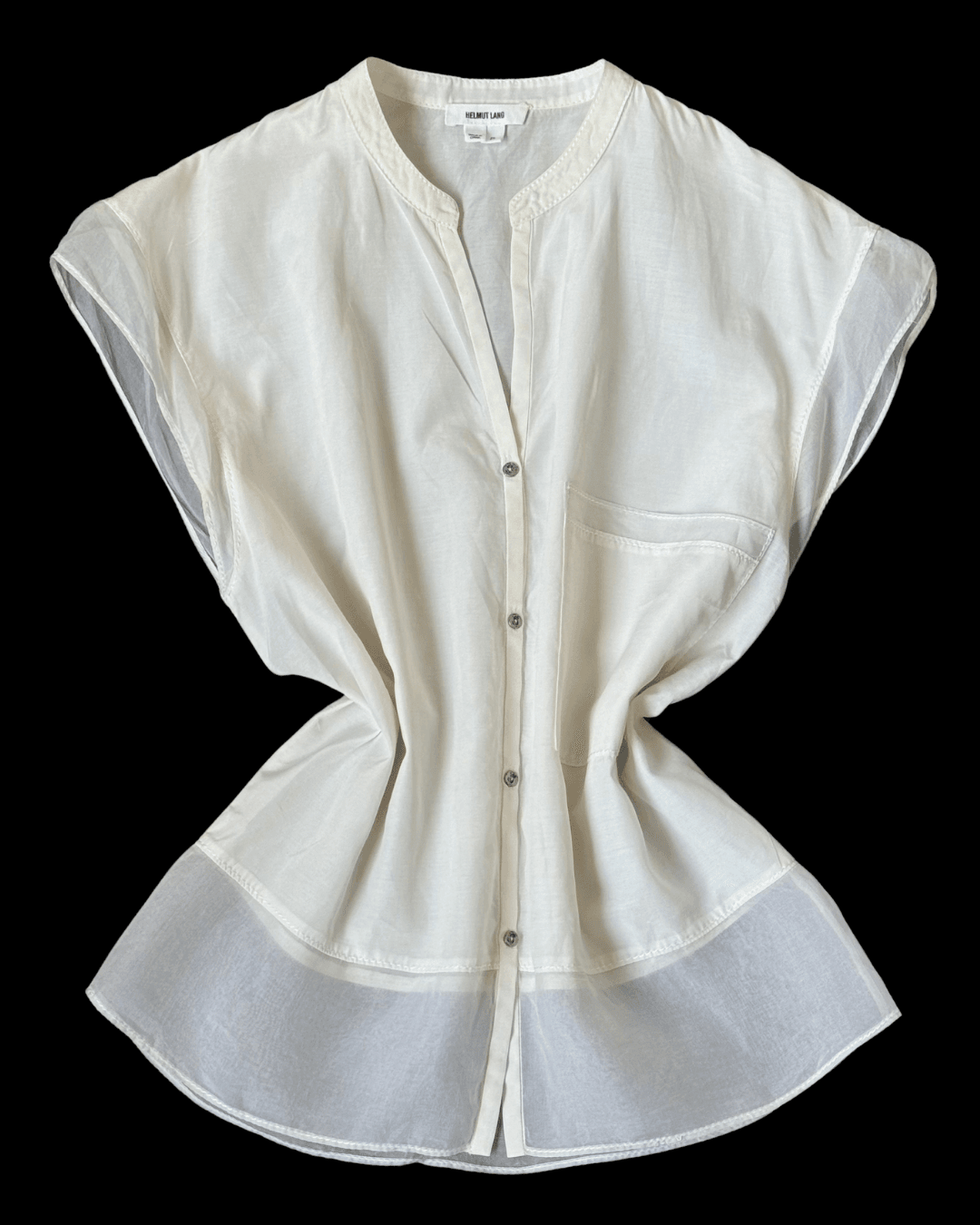 Helmut Lang Cream Blouse