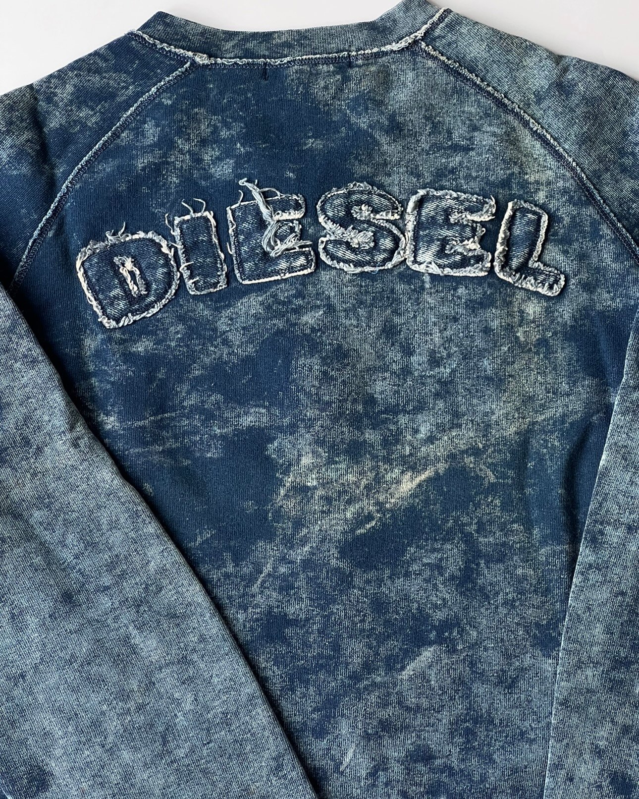 Diesel Cardigan with Wash Effect