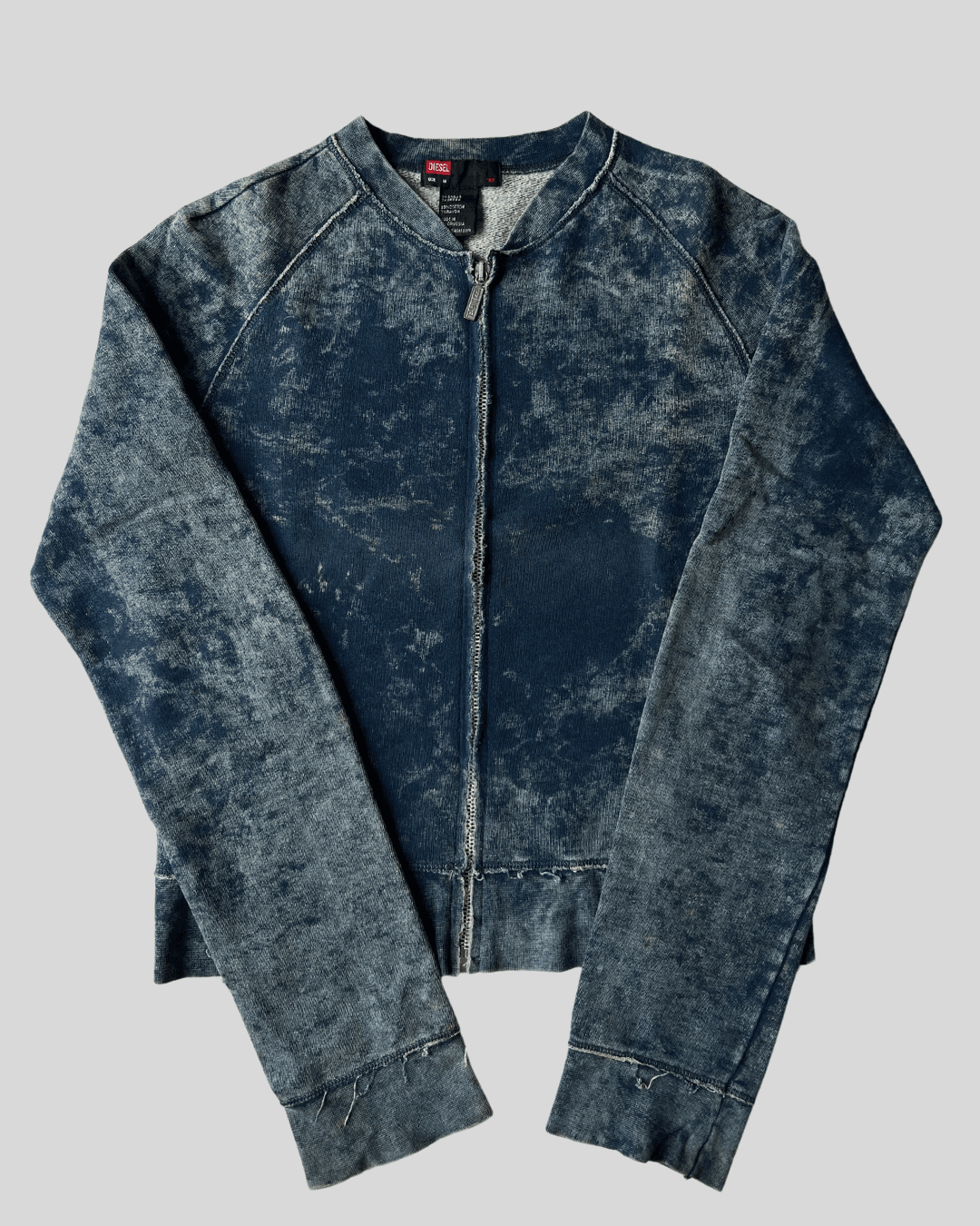 Diesel Cardigan with Wash Effect