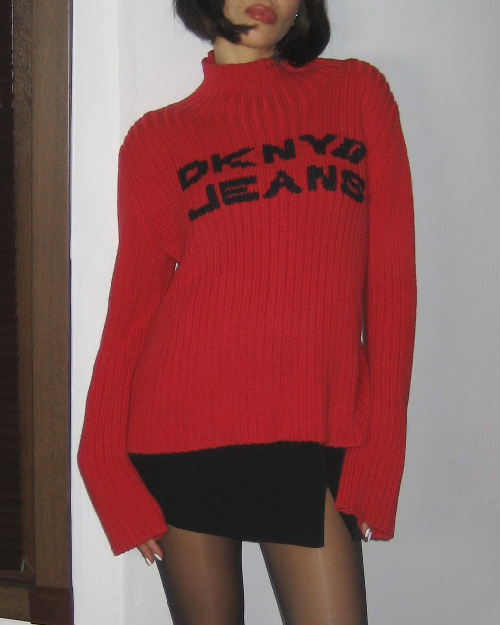 DKNY Red Pullover