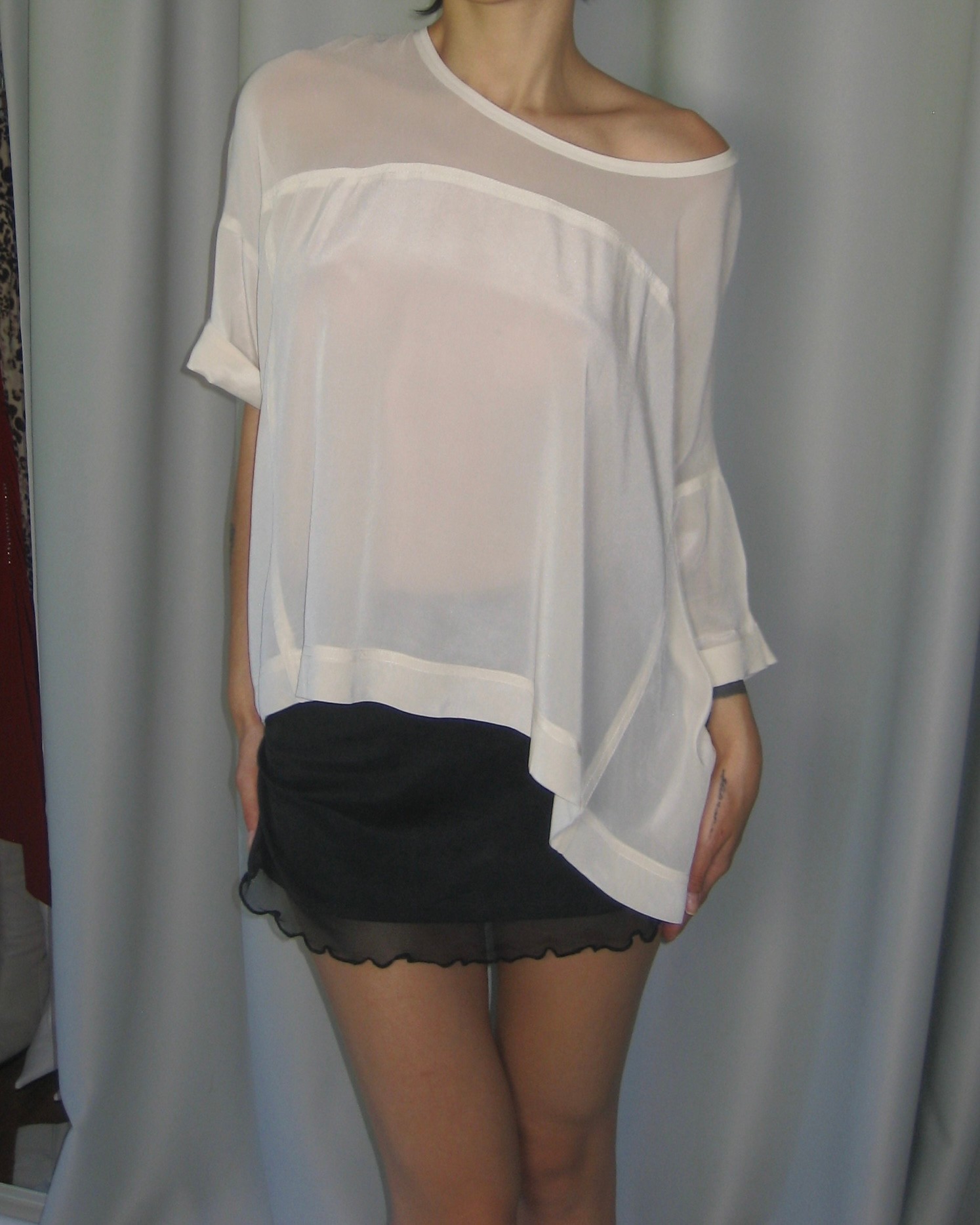 DKNY Silk Blend Blouse