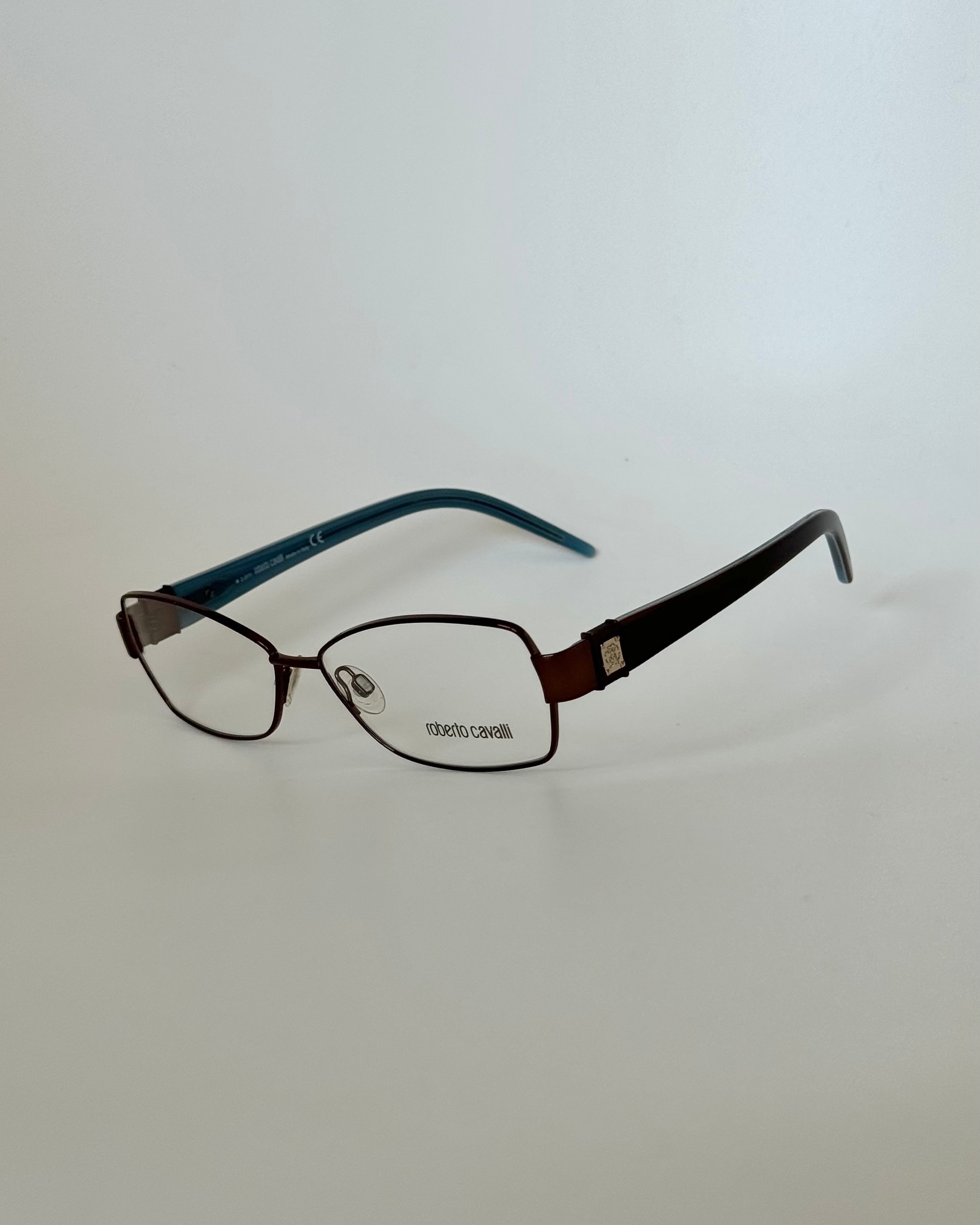 Roberto Cavalli Brown-Blue Vintage Glasses