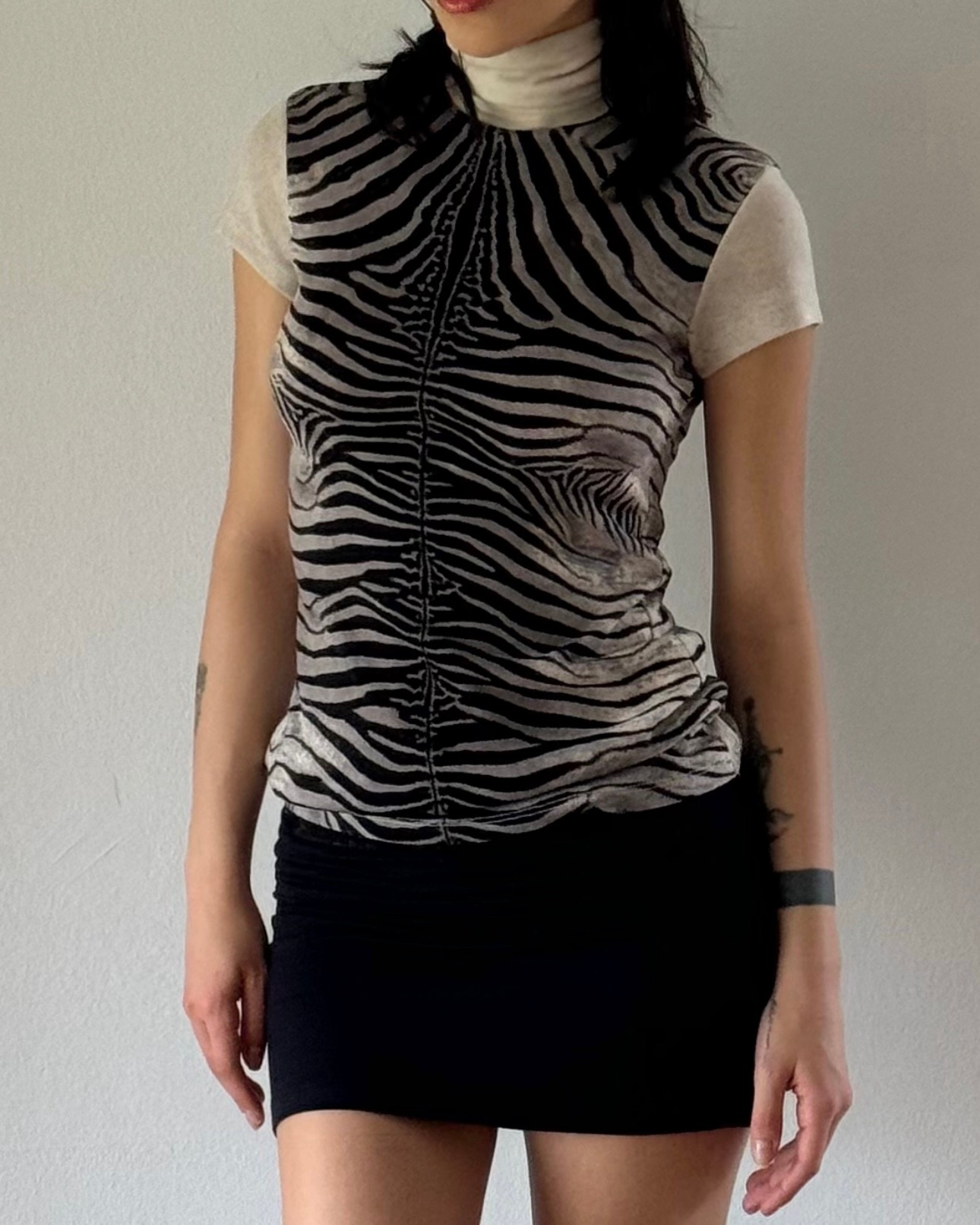 Zebra Print Blouse