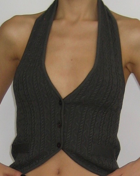 Grey Knit Vest