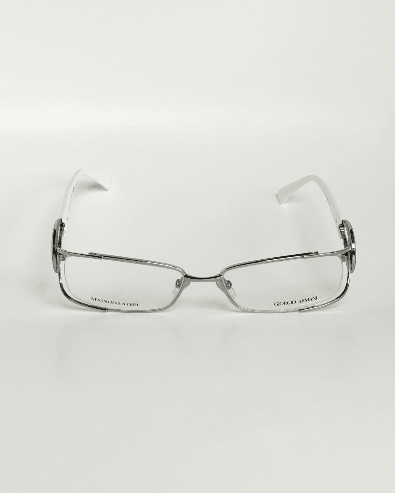 Giorgio Armani White Vintage Glasses