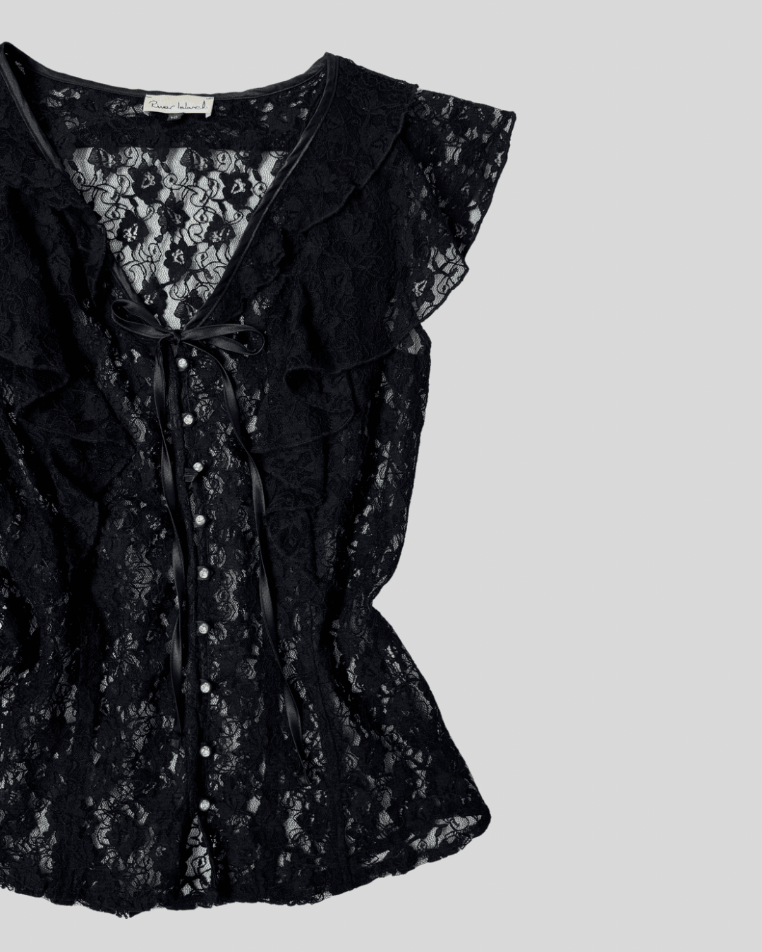 Lace Half Sleeve Shirt