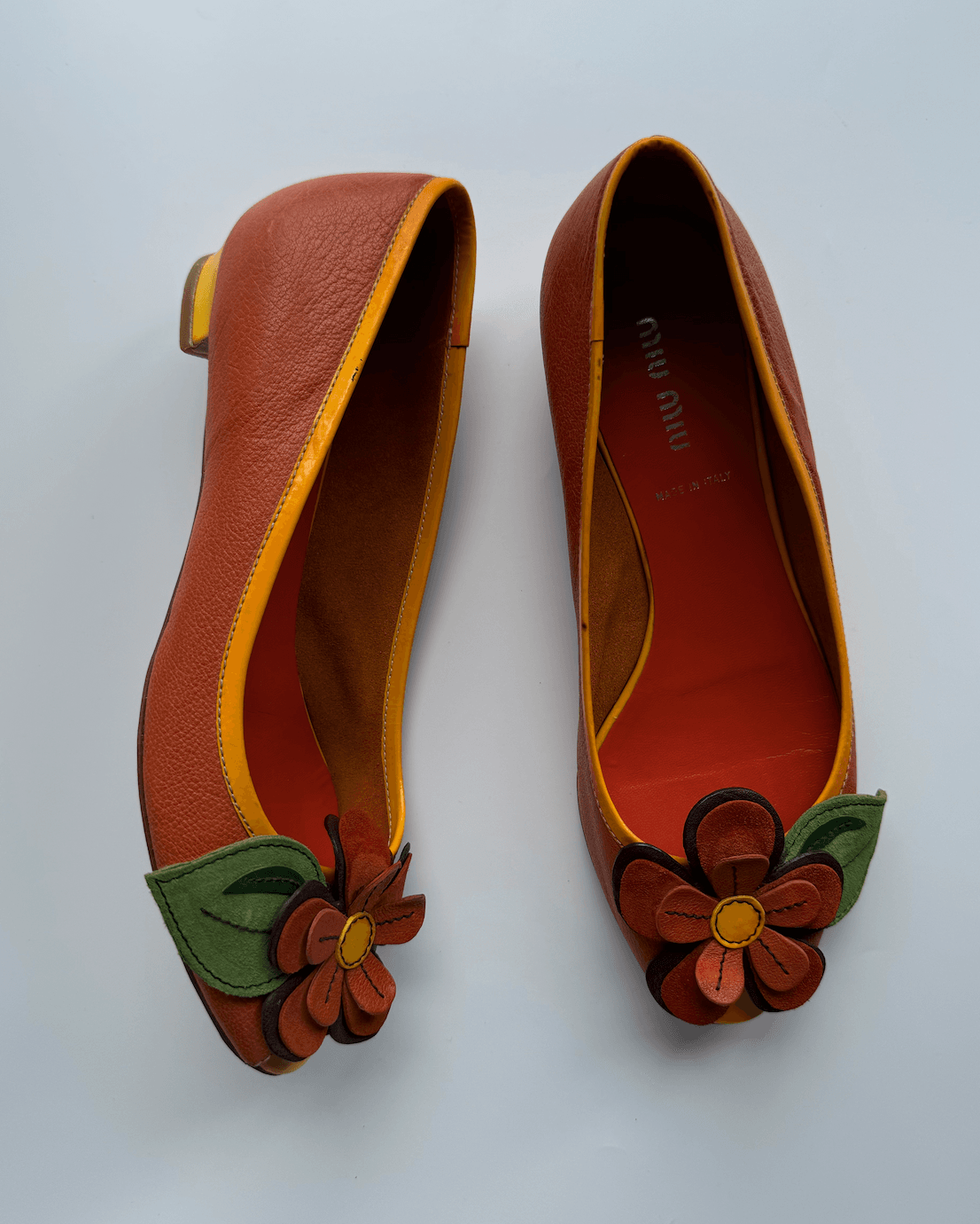 Miu Miu Floral Shoes