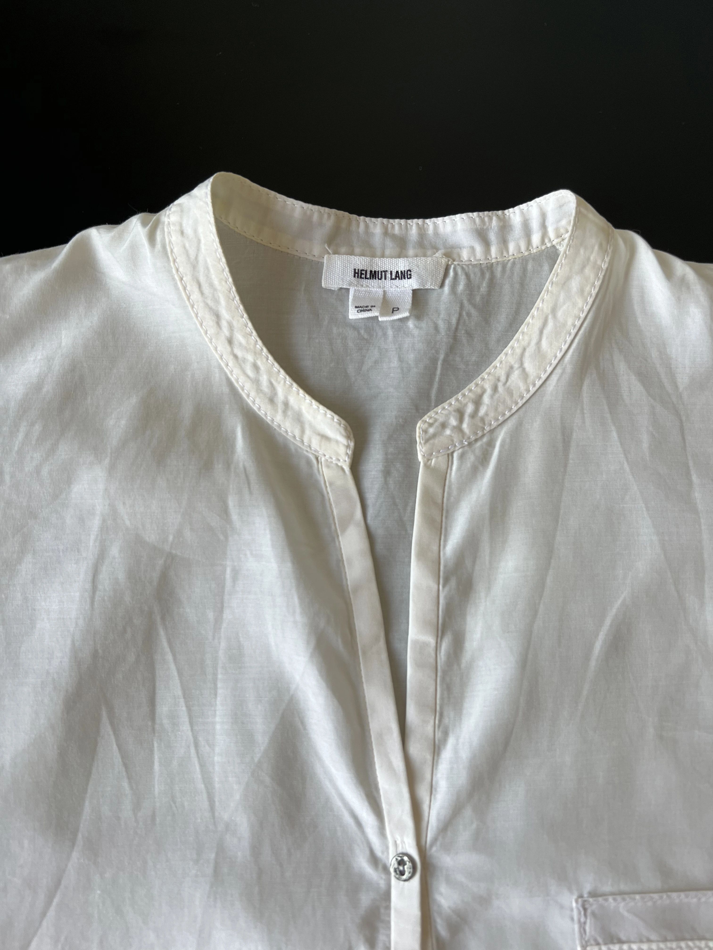 Helmut Lang Cream Blouse