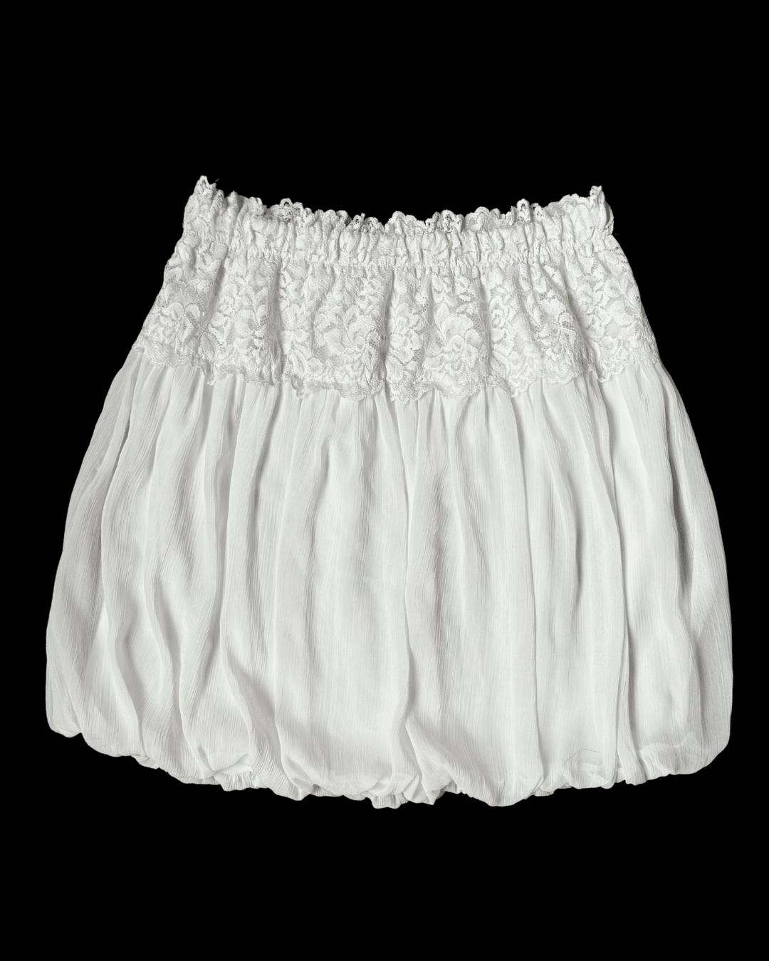 Lace Detailed Balloon Skirt