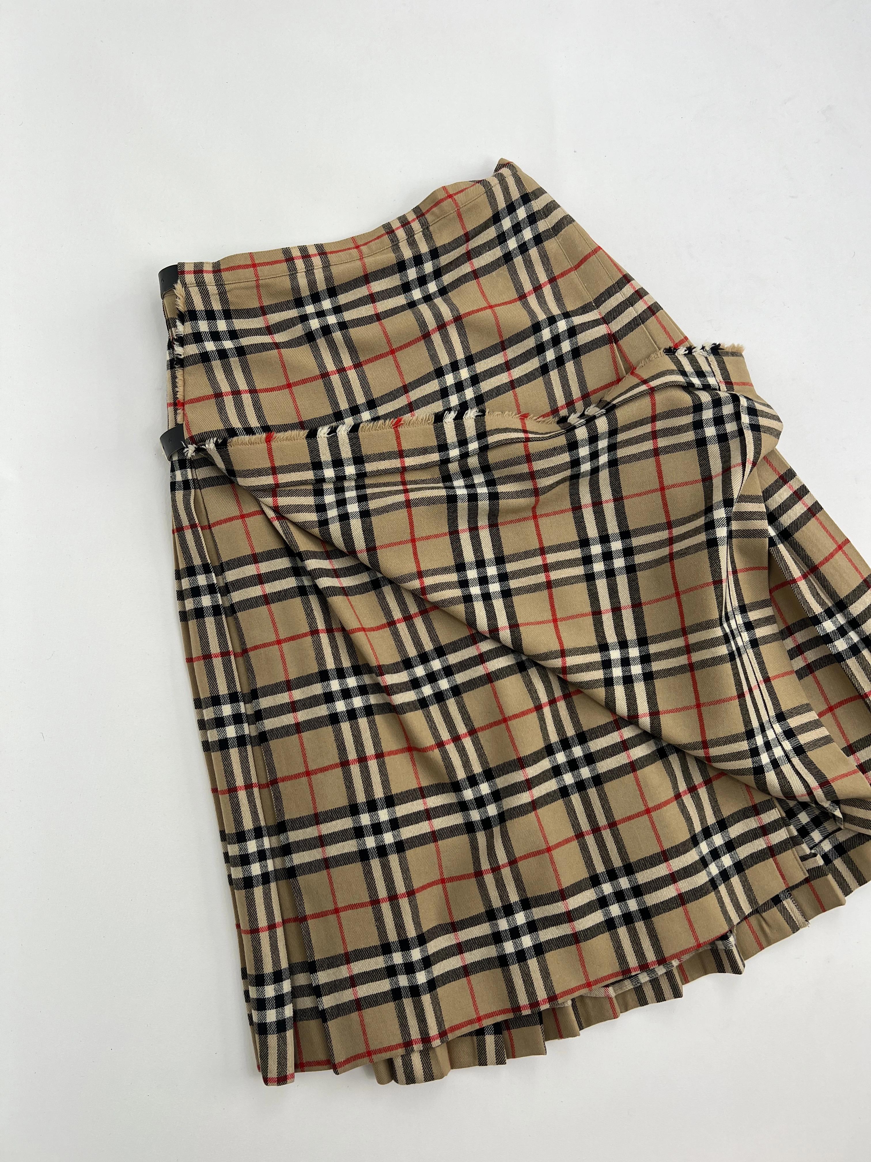 Burberry Pleated Skirt