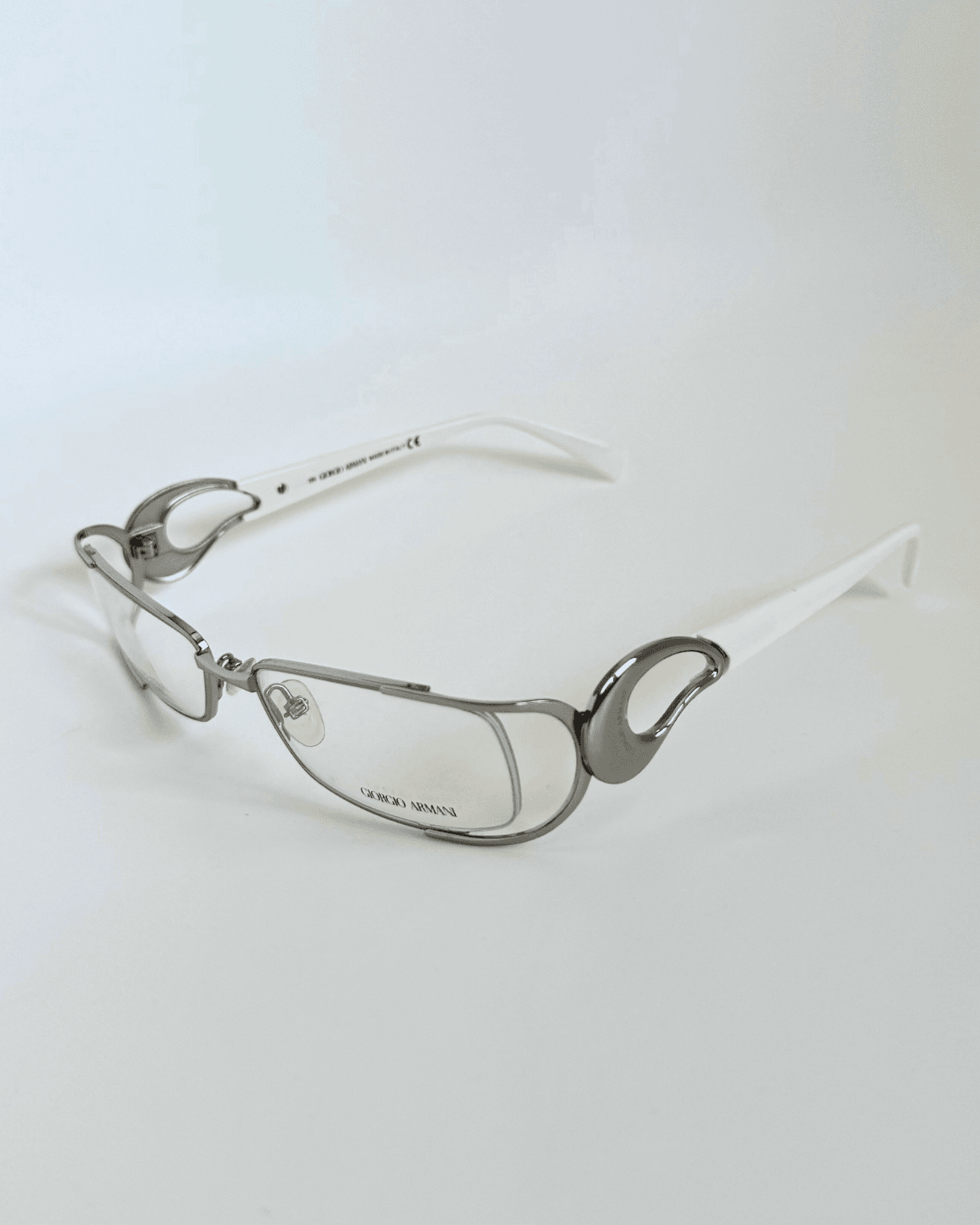 Giorgio Armani White Vintage Glasses