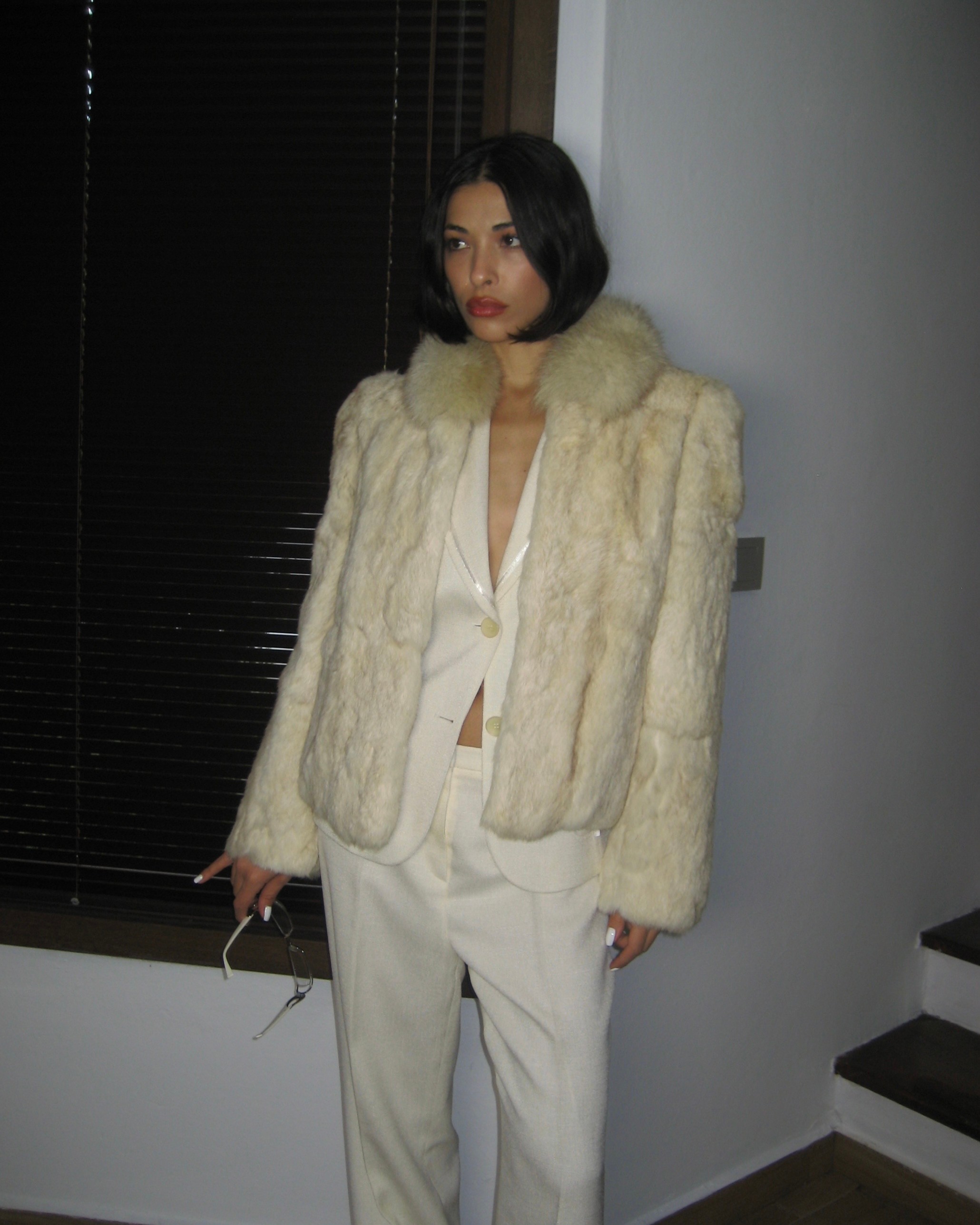 Vintage Rabbit Fur Coat