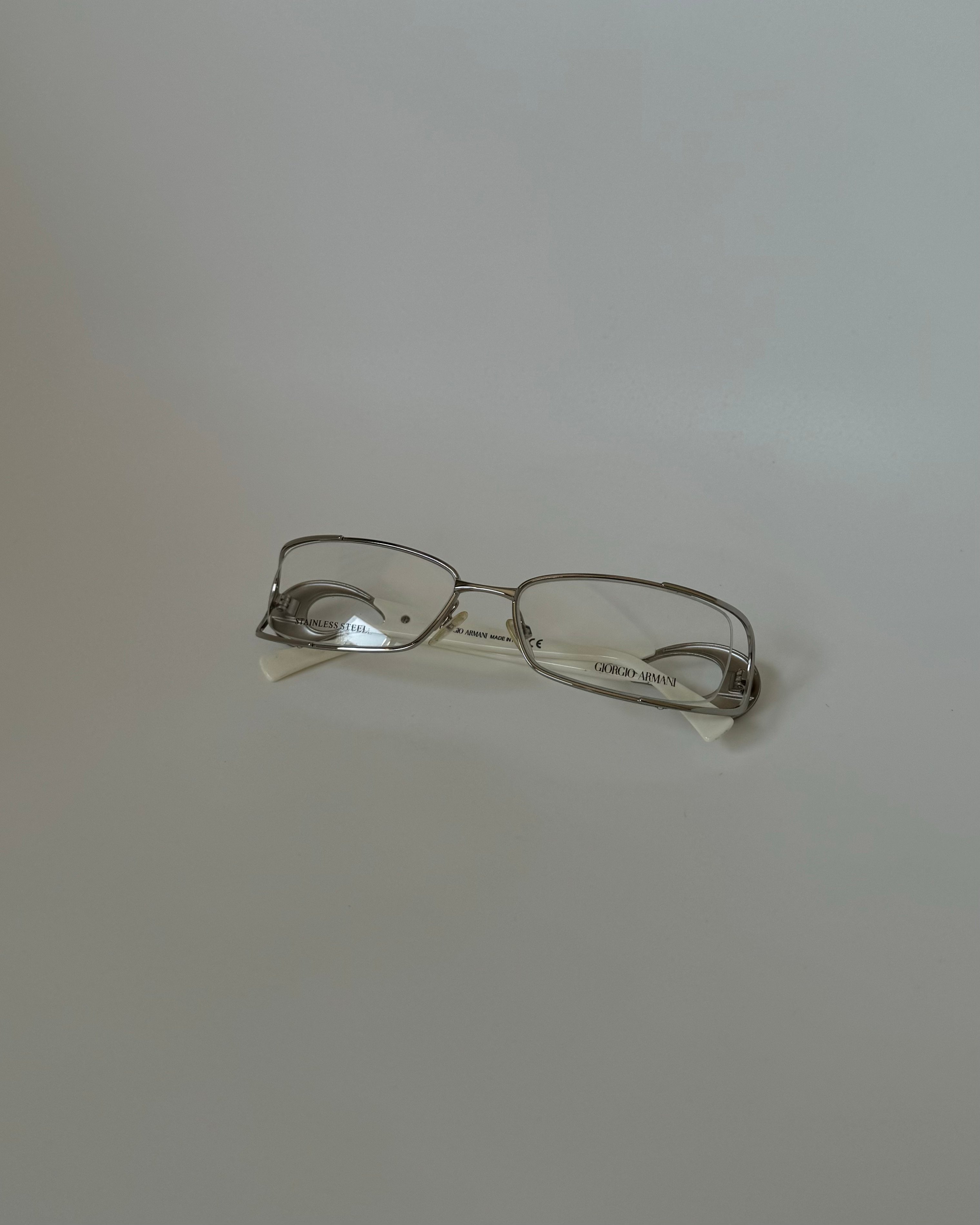 Giorgio Armani White Vintage Glasses