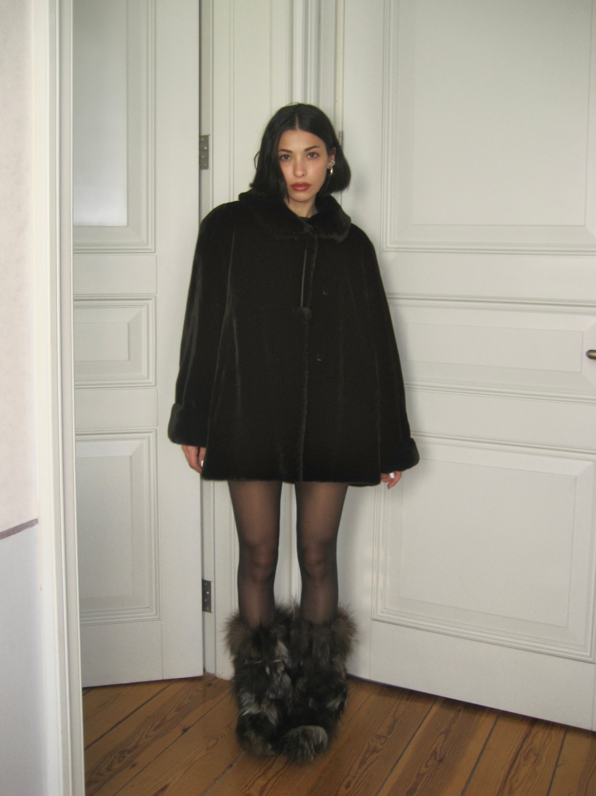 Short Faux Fur Coat