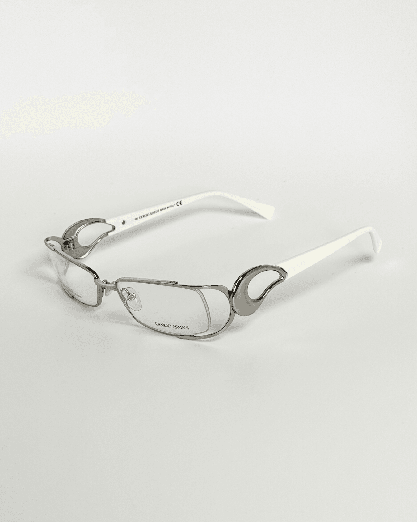 Giorgio Armani White Vintage Glasses