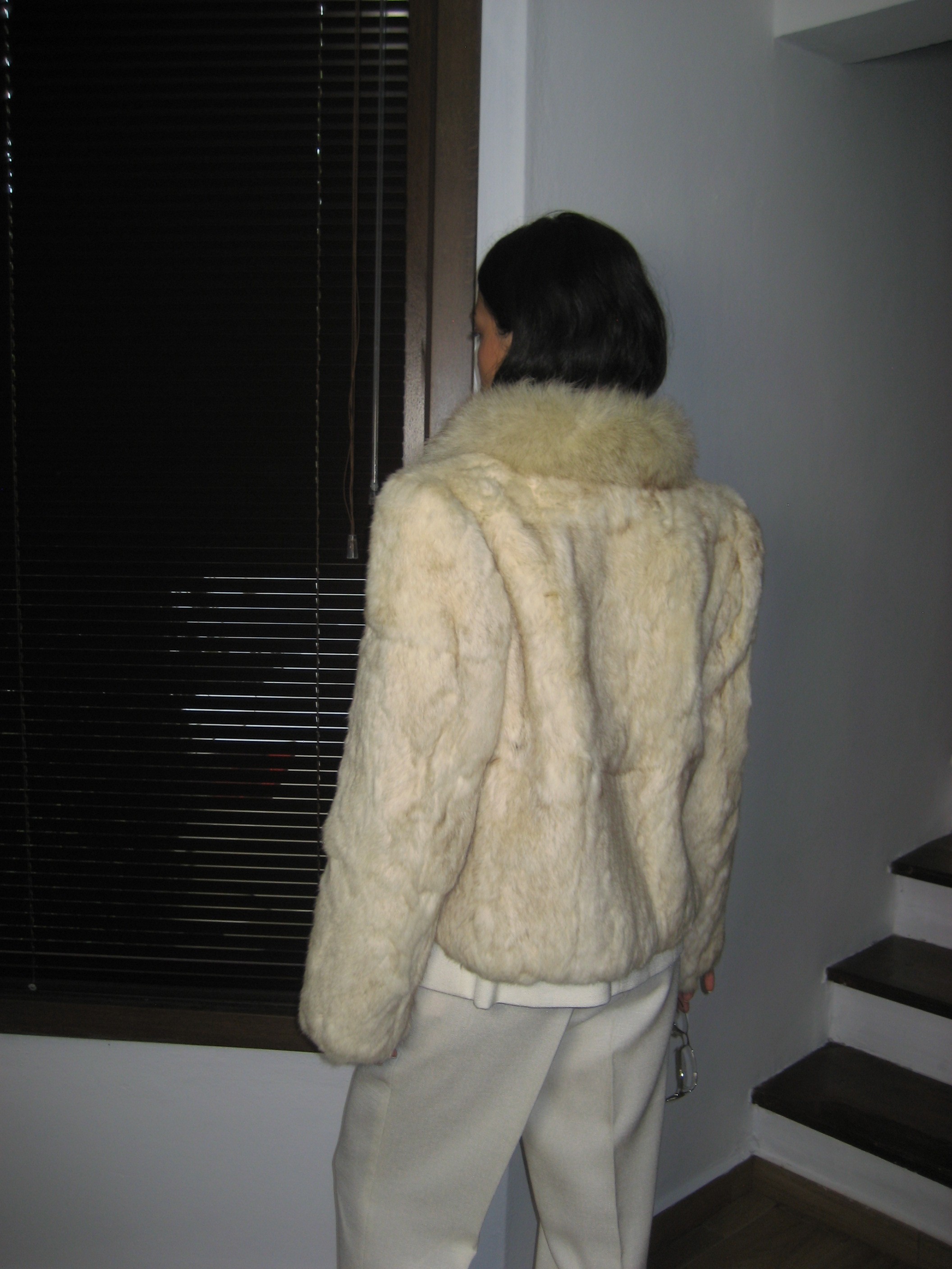 Vintage Rabbit Fur Coat