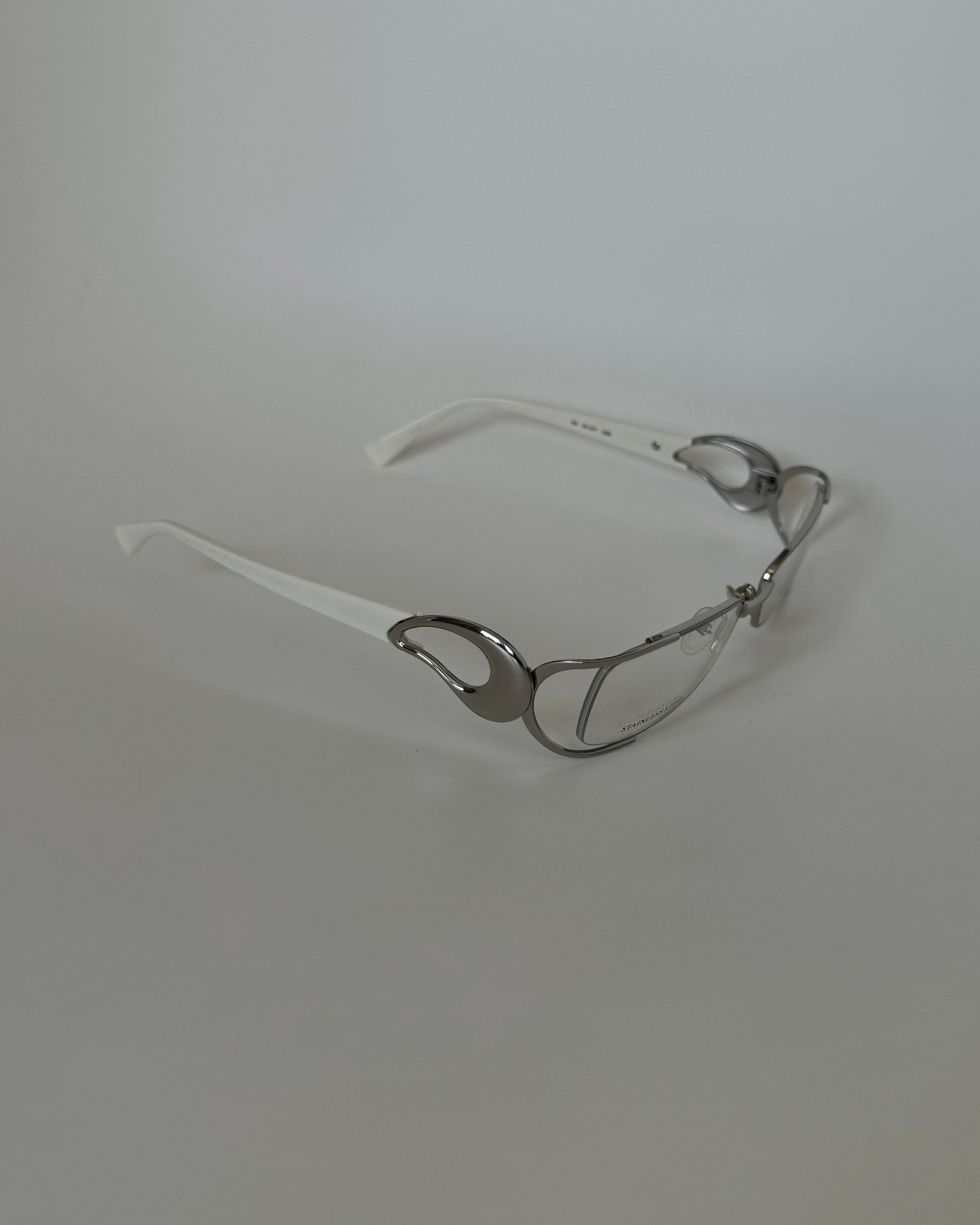 Giorgio Armani White Vintage Glasses