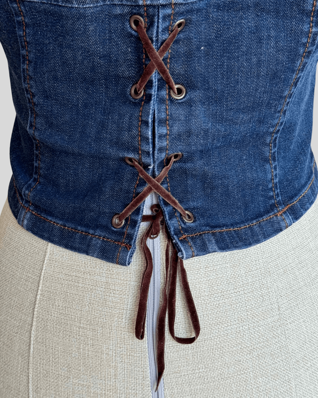 Denim Bustier