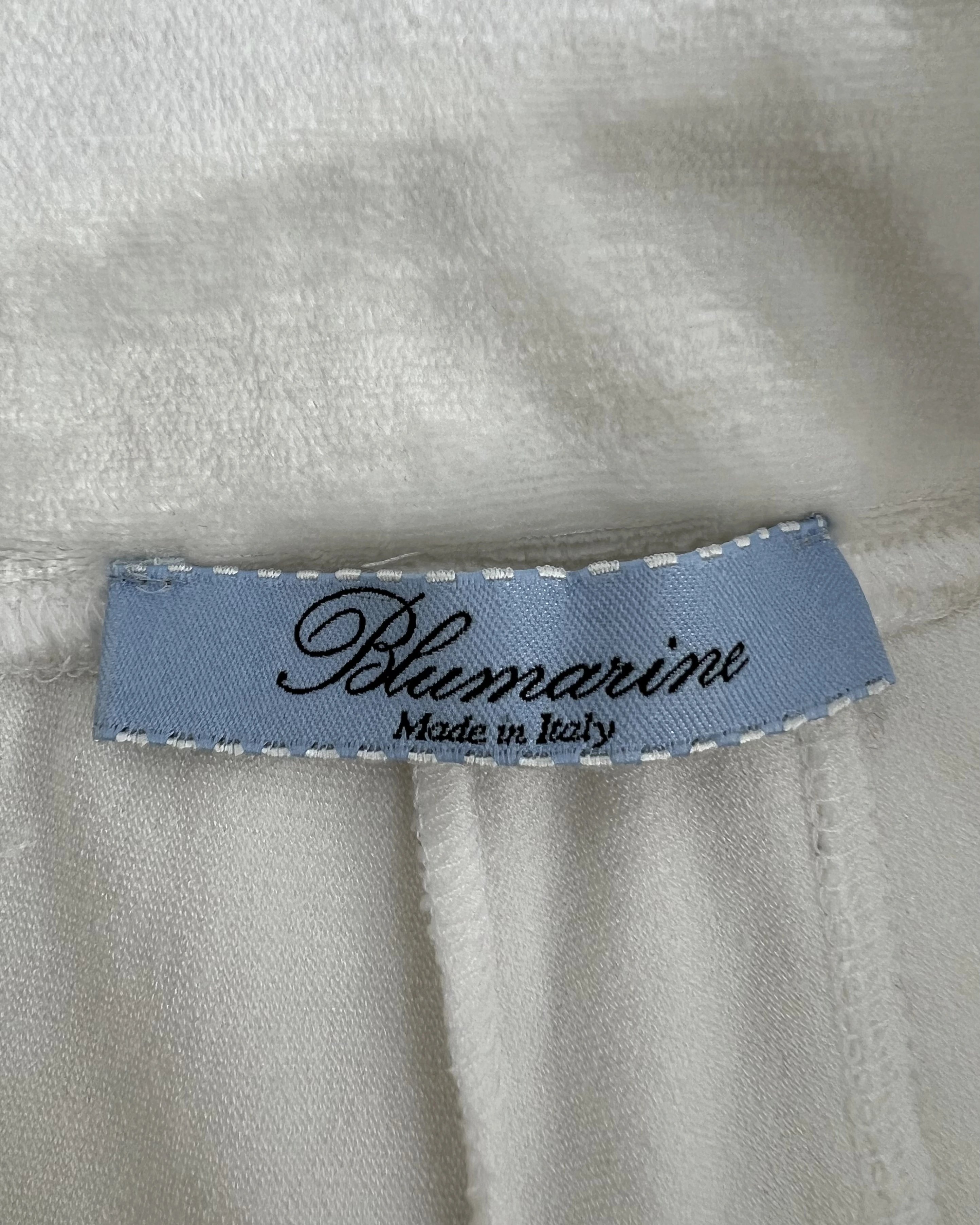 Blumarine Dökümlü Kadife Pantolon