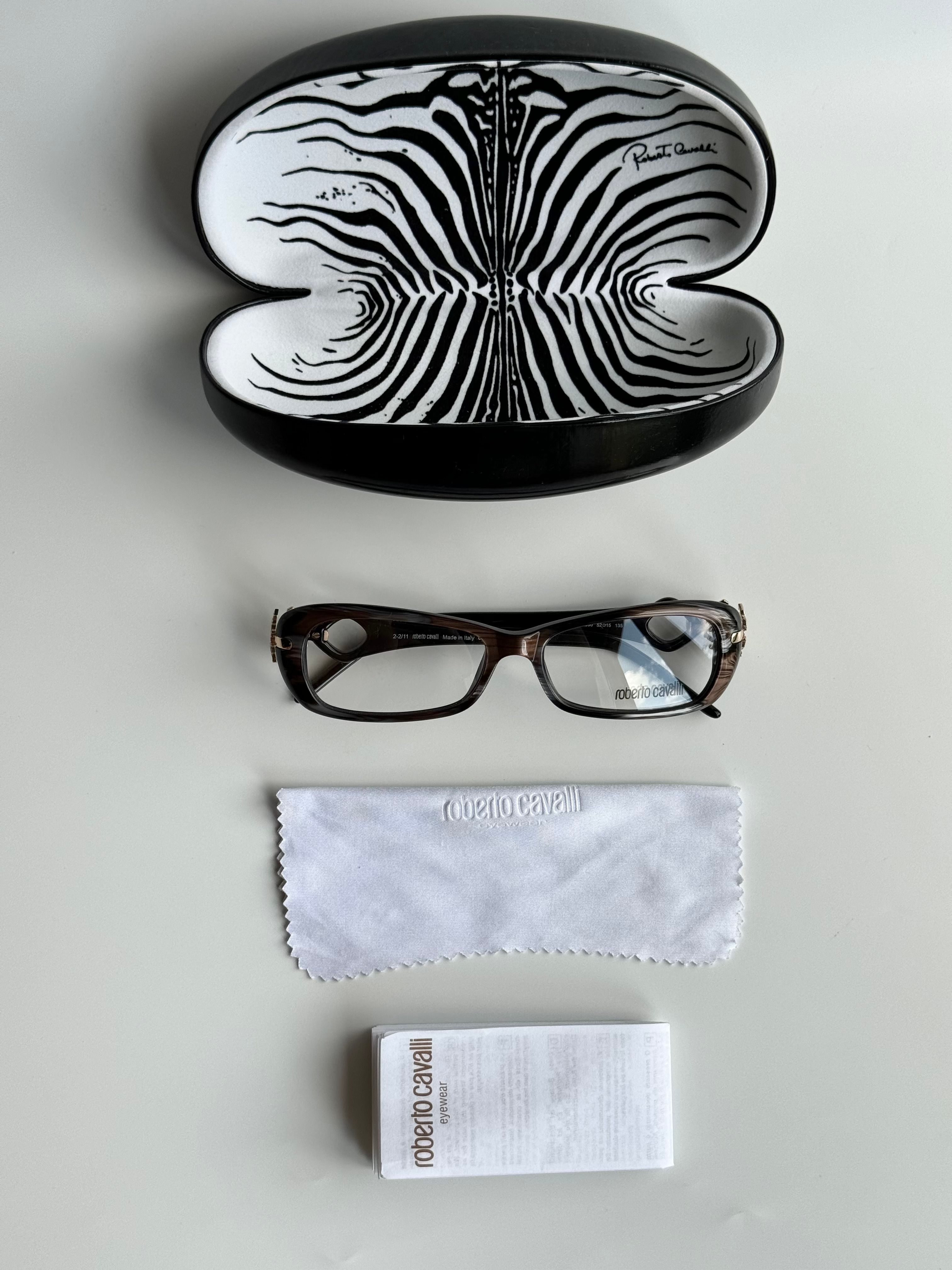 Roberto Cavalli Black Vintage Glasses