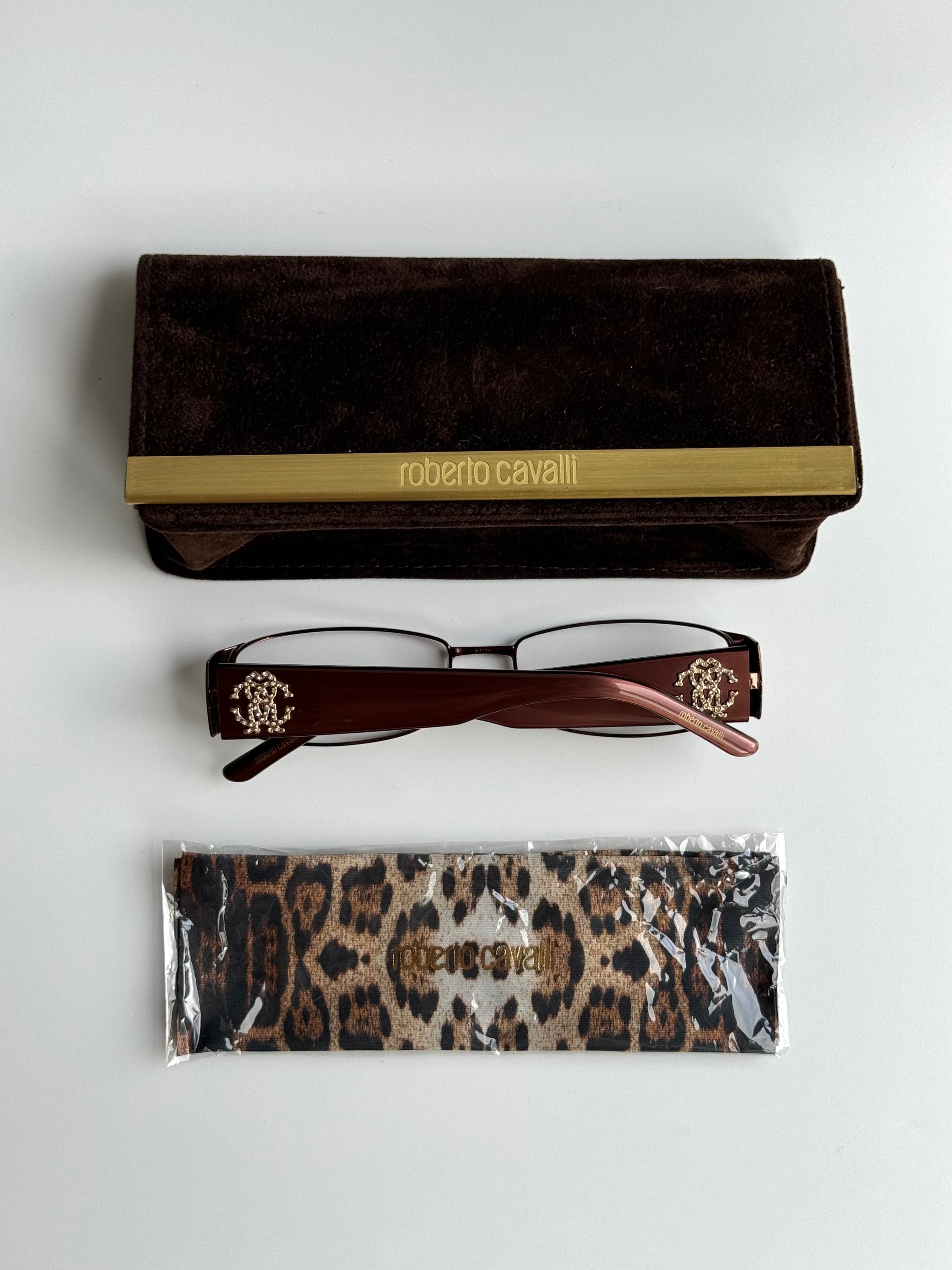 Roberto Cavalli Brown Vintage Glasses