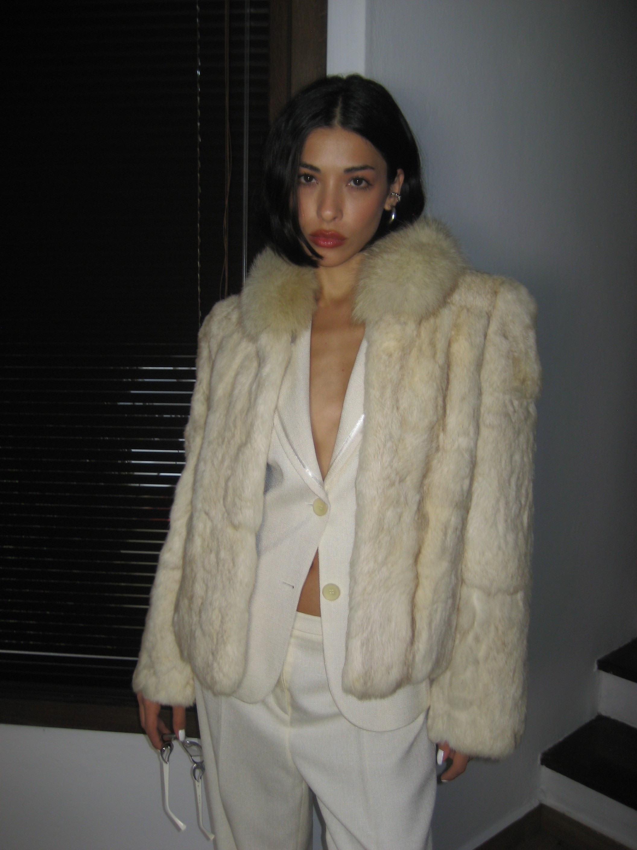 Vintage Rabbit Fur Coat