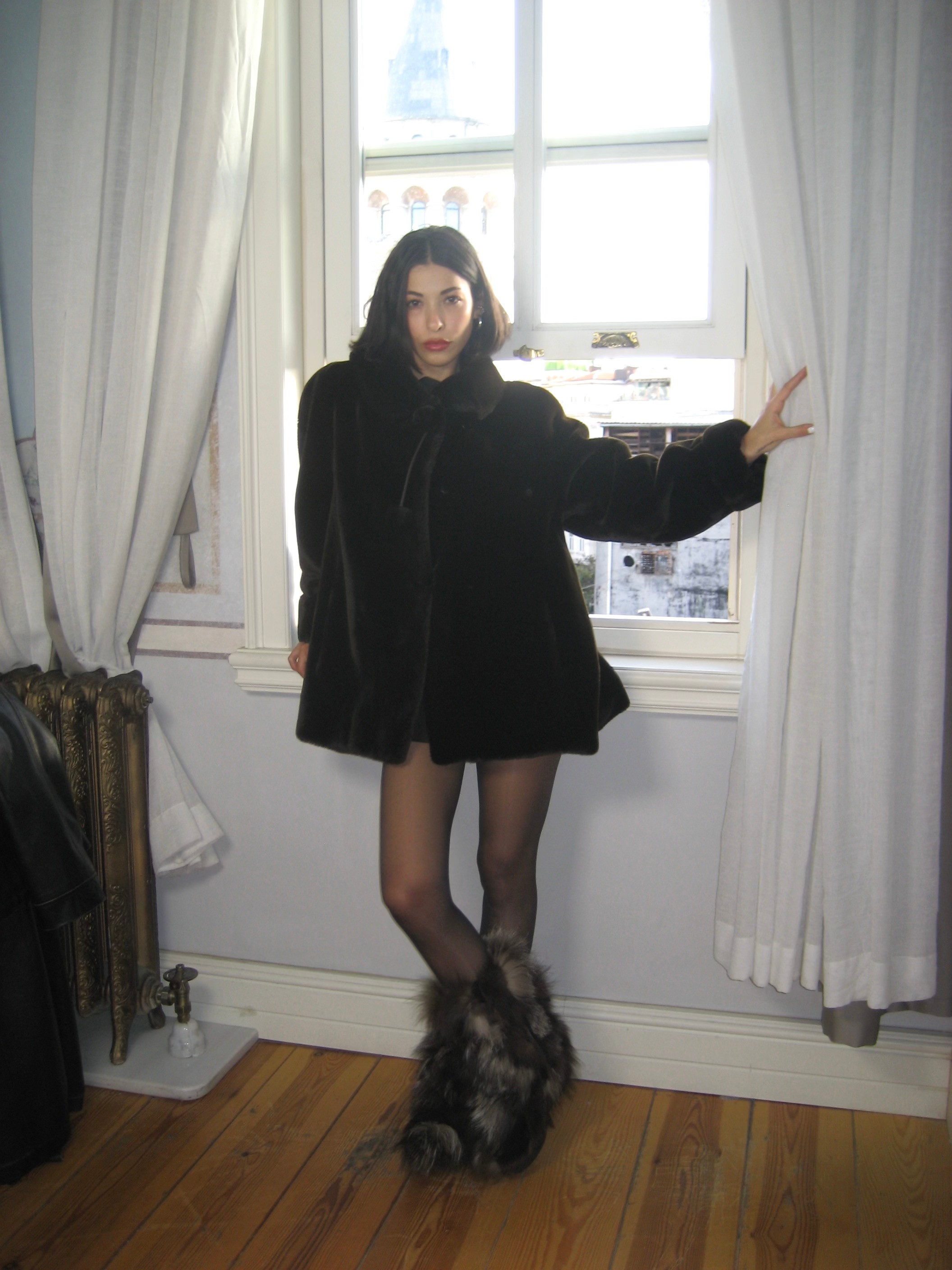 Short Faux Fur Coat