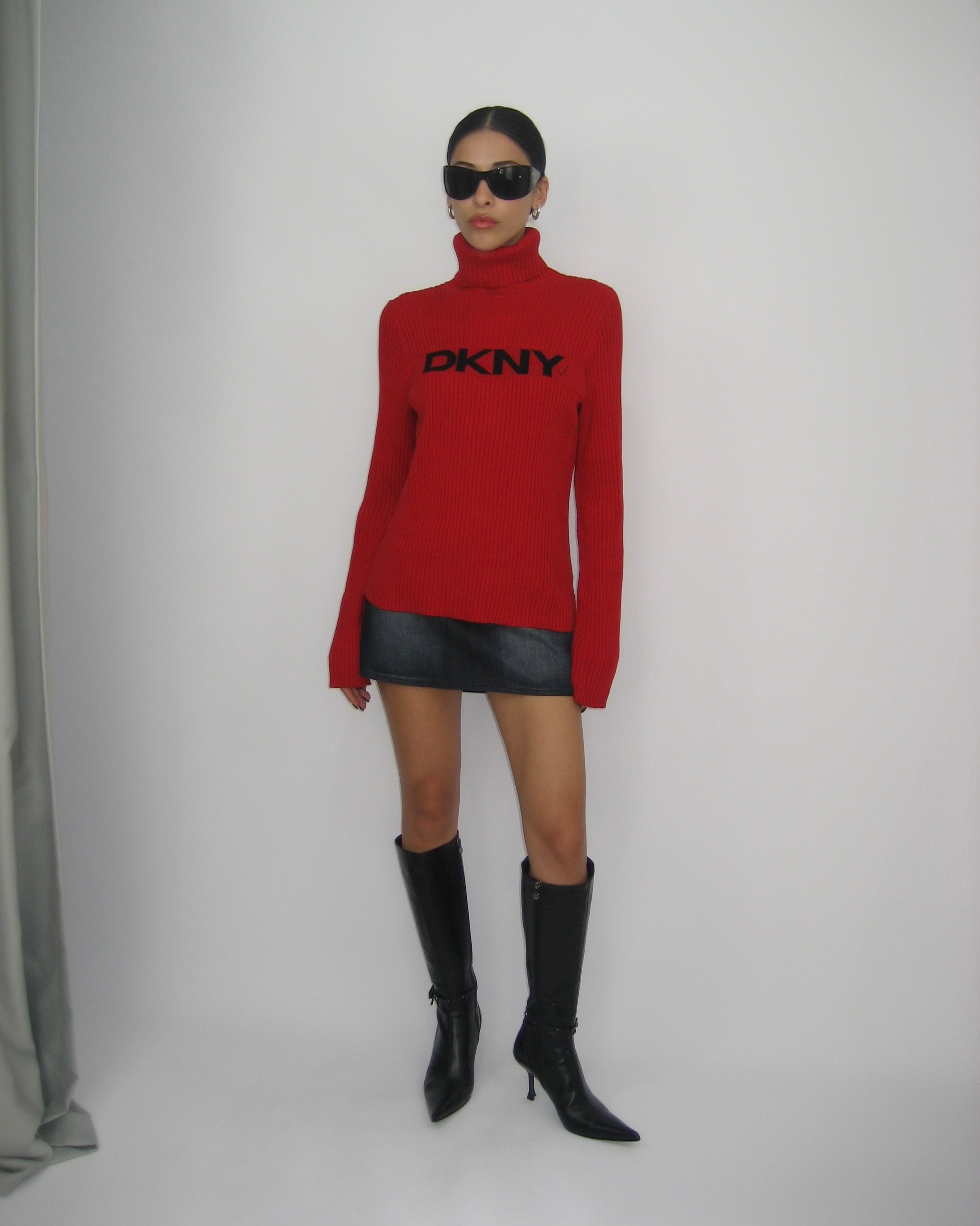 DKNY Red Sweater