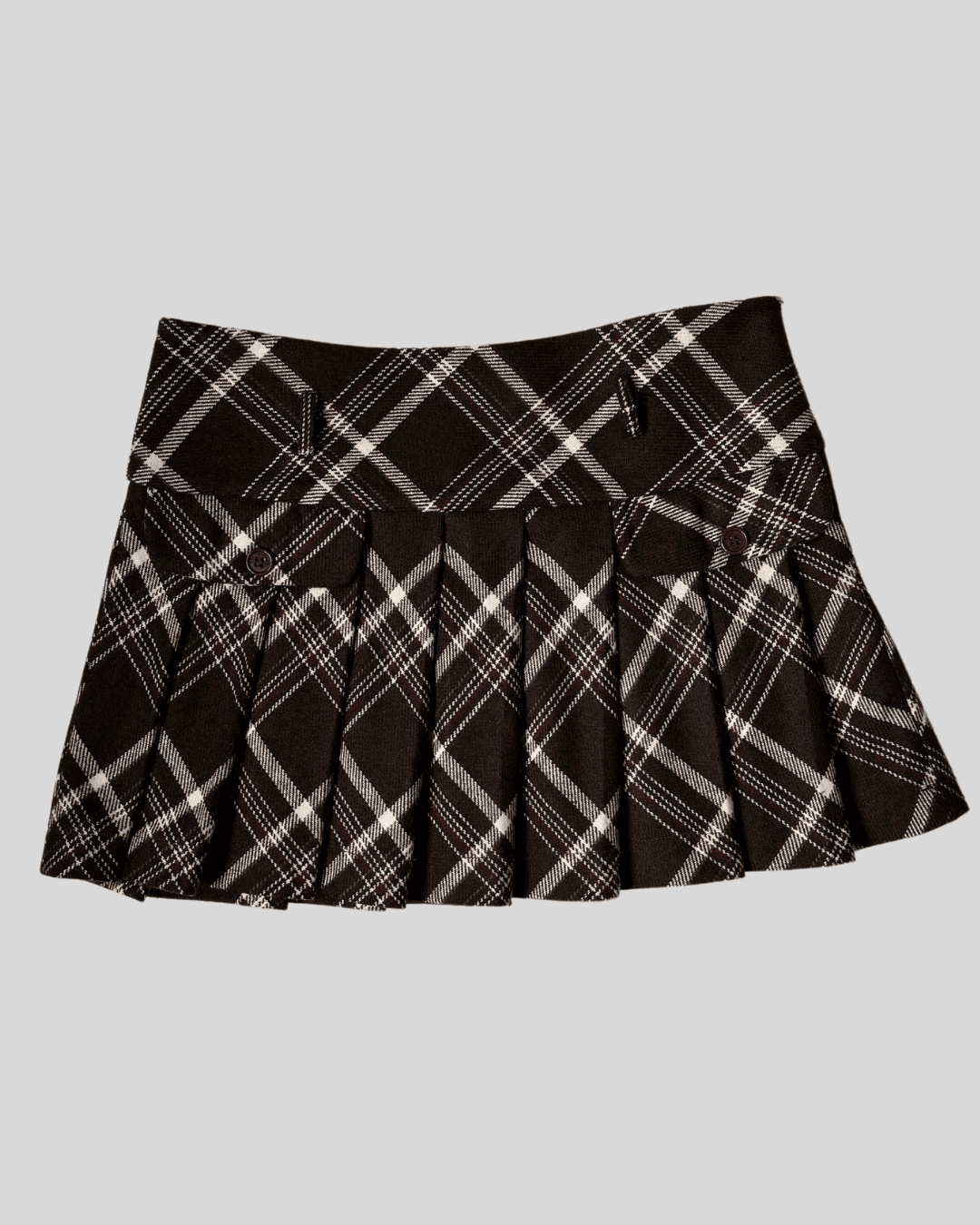 Pleated Mini Skirt