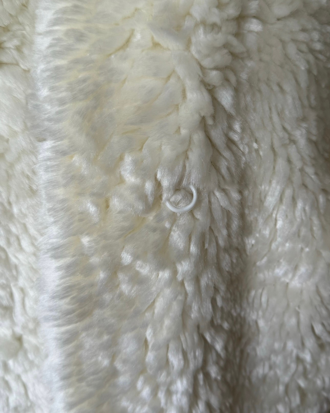 Cream Faux Fur Jacket