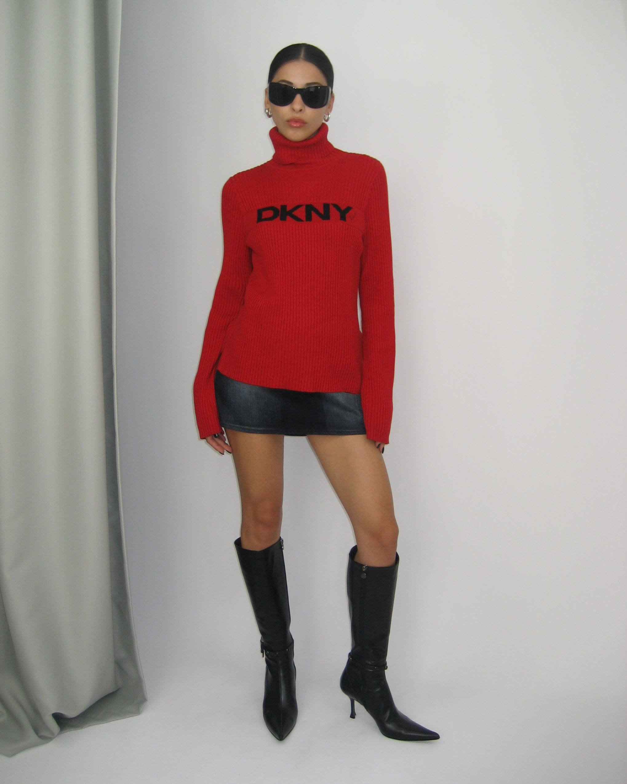 DKNY Red Sweater