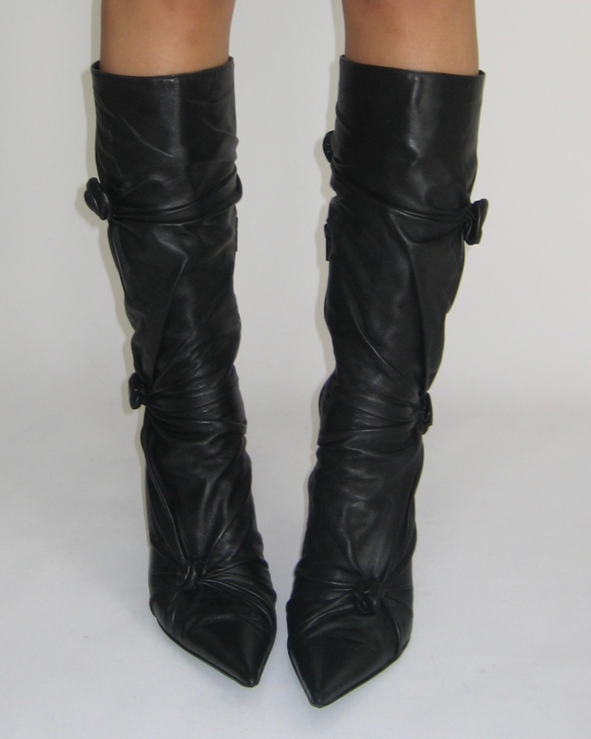 Les Tropeziennes Drawstring Black Boots