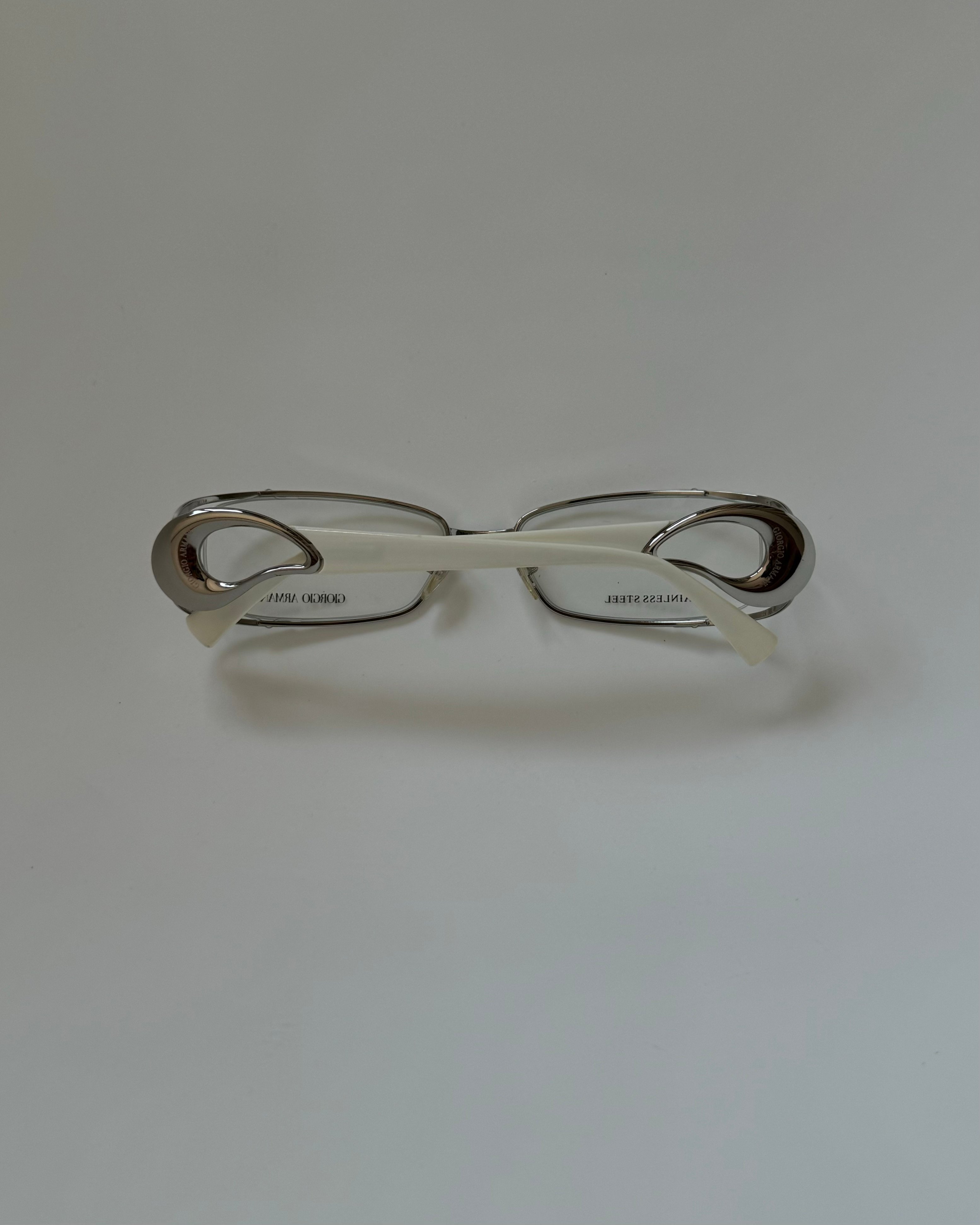 Giorgio Armani White Vintage Glasses