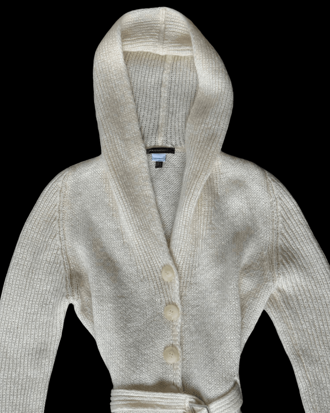 Hooded Cream Cardigan