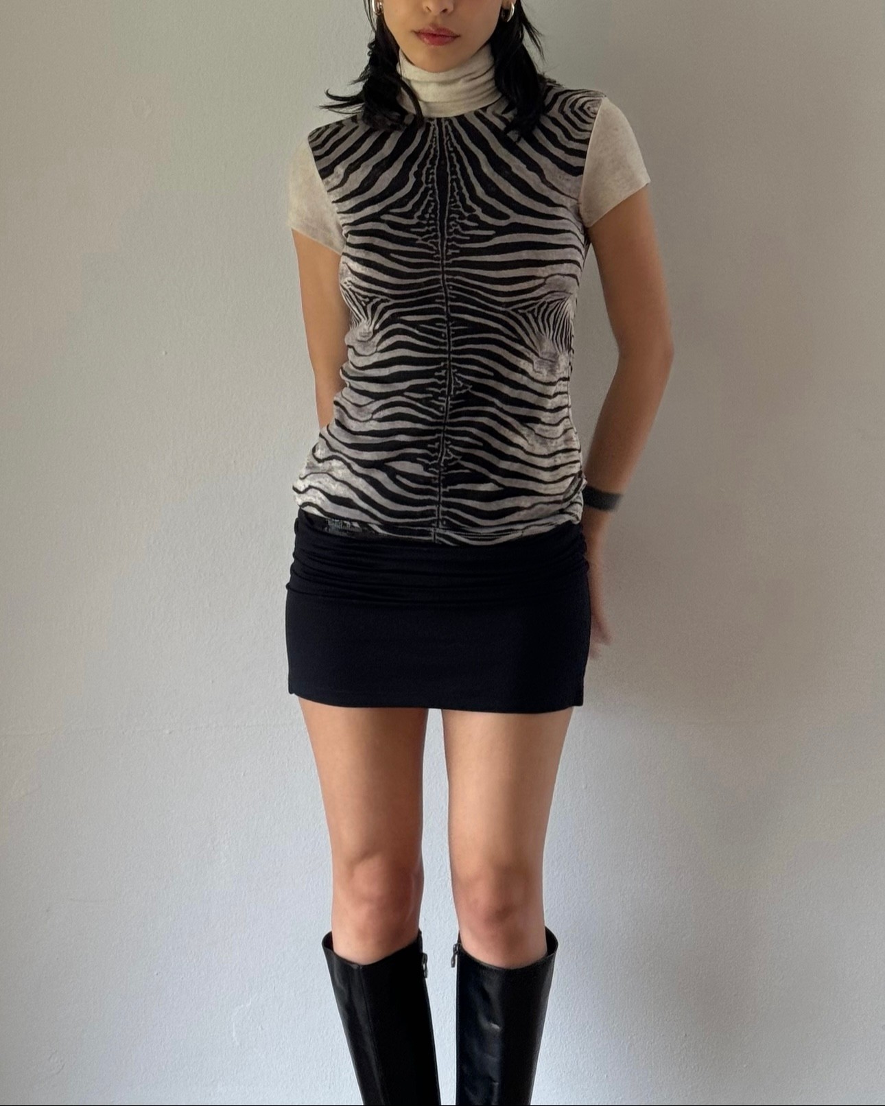 Zebra Print Blouse