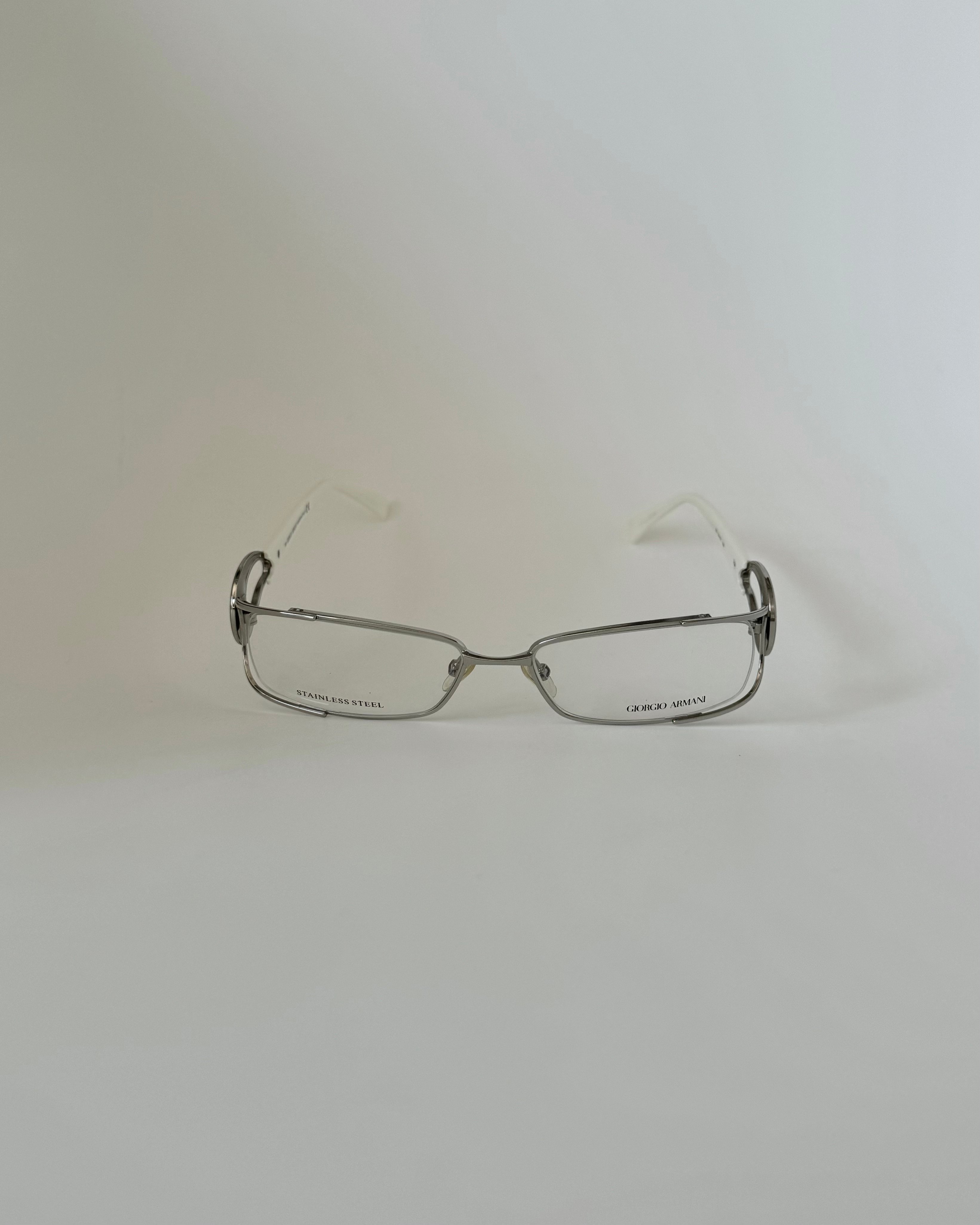 Giorgio Armani White Vintage Glasses