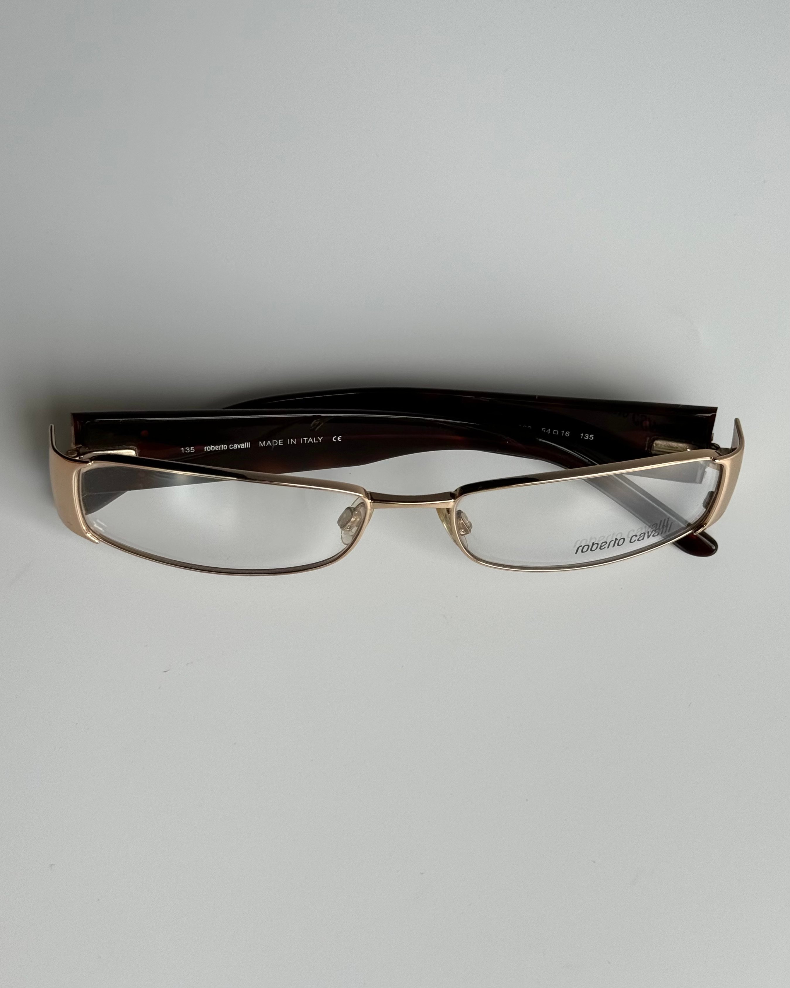 Roberto Cavalli Gold Vintage Glasses