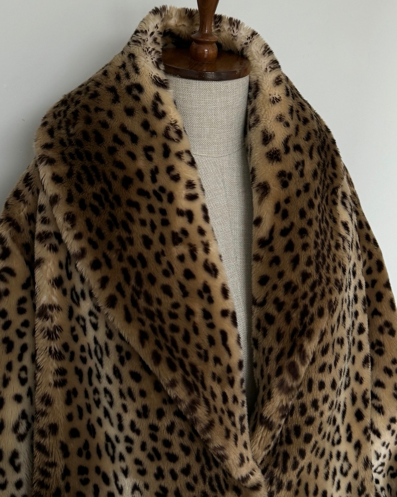 Leopard Faux Fur Coat