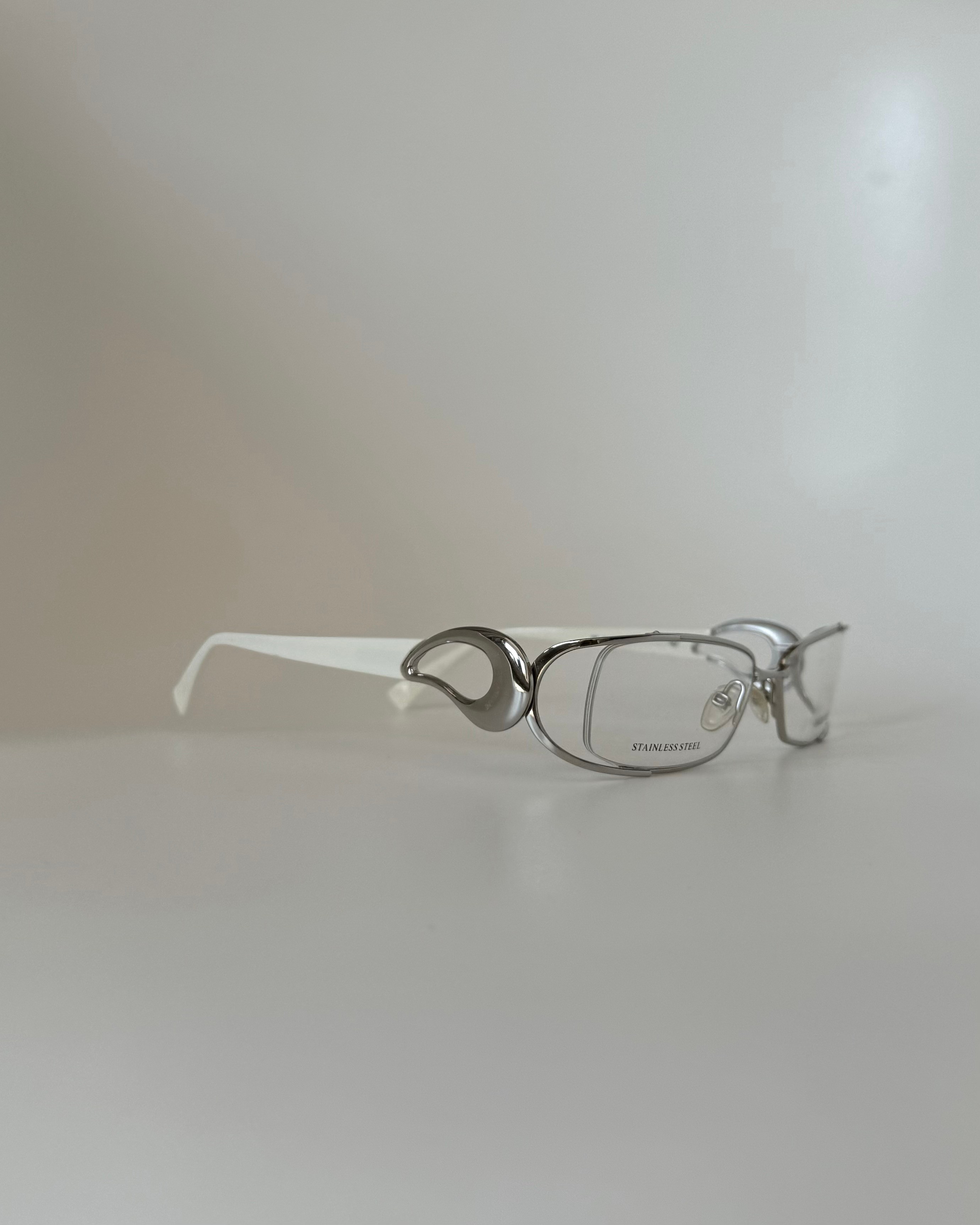 Giorgio Armani White Vintage Glasses