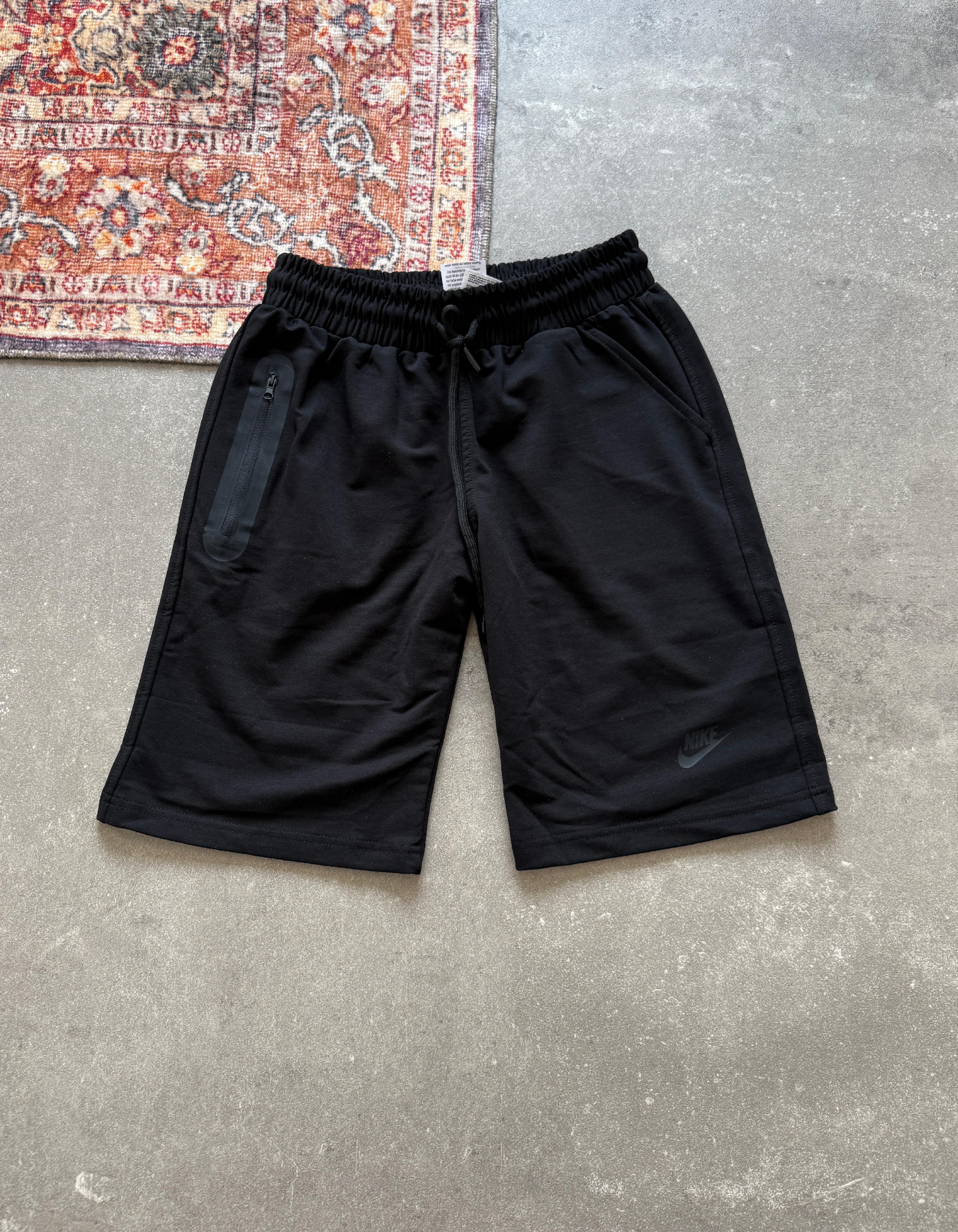Nike Cep Detay  l Şort  N-1062 - SİYAH