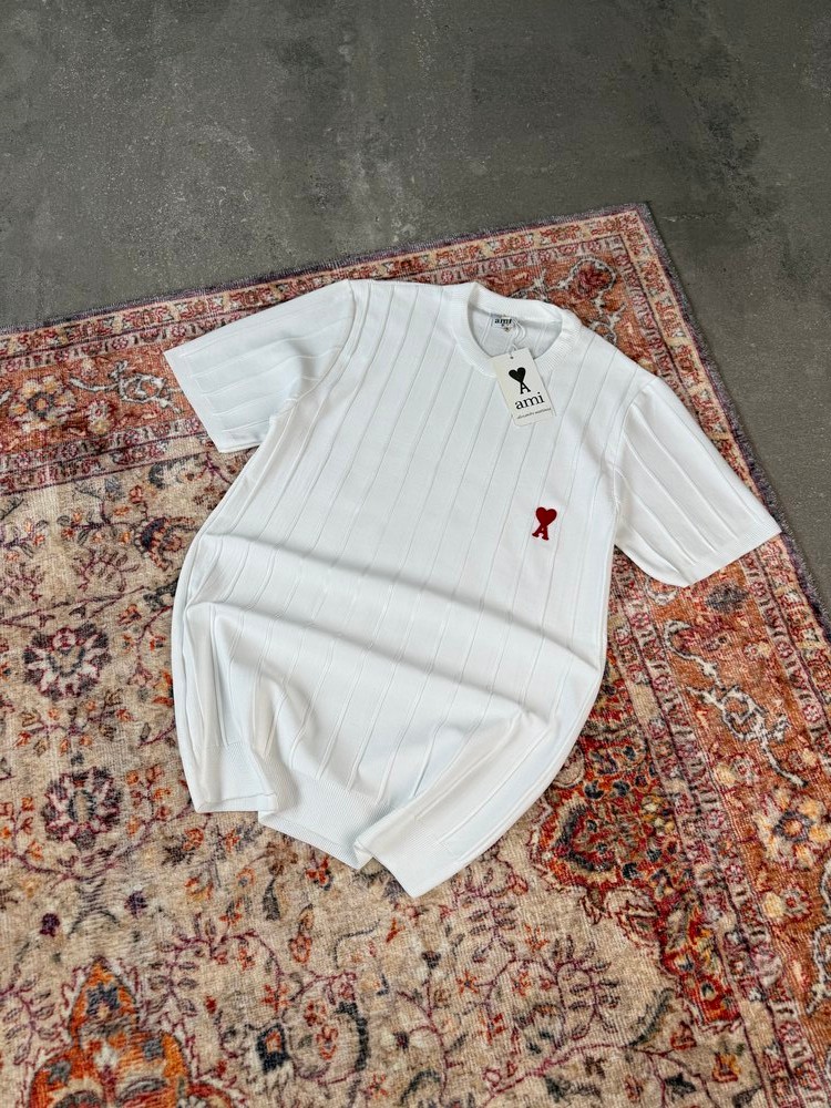 A** Paris Triko Premium T-Shirt |  A-1003 - Beyaz