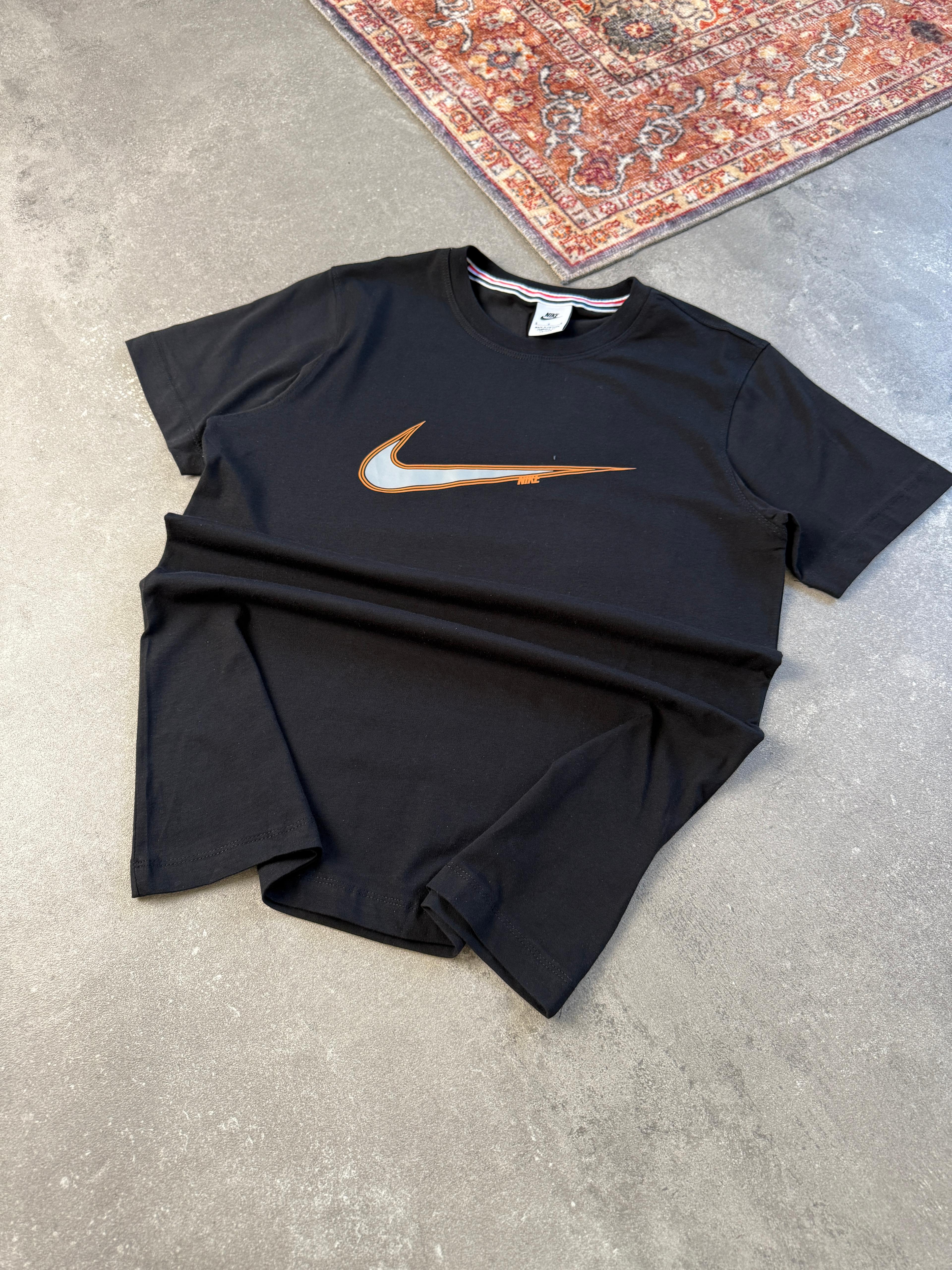 Nike Swoosh Logo  T-Shirt |  N-1077 - SİYAH