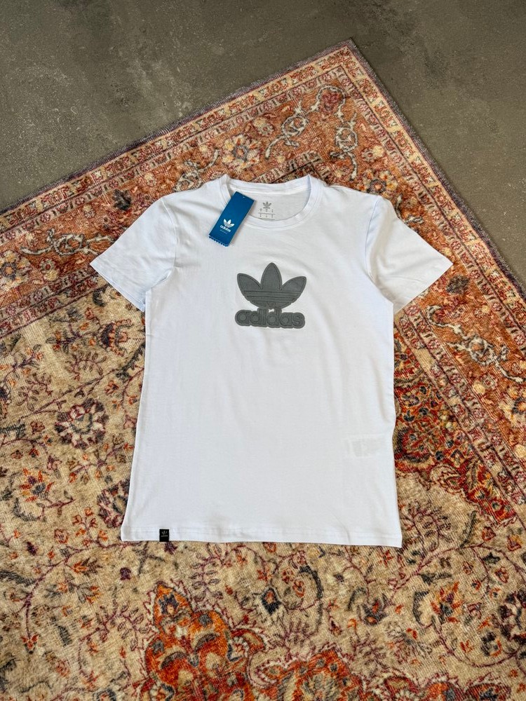 Adidas Basic Chest  Logo  T-Shirt | AD-1002 - Beyaz