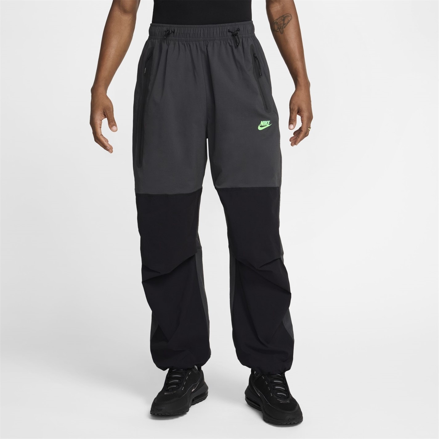 Nike  Tech Fleece Woven Windrunner Pants l N-1098 - Antrasit-Siyah