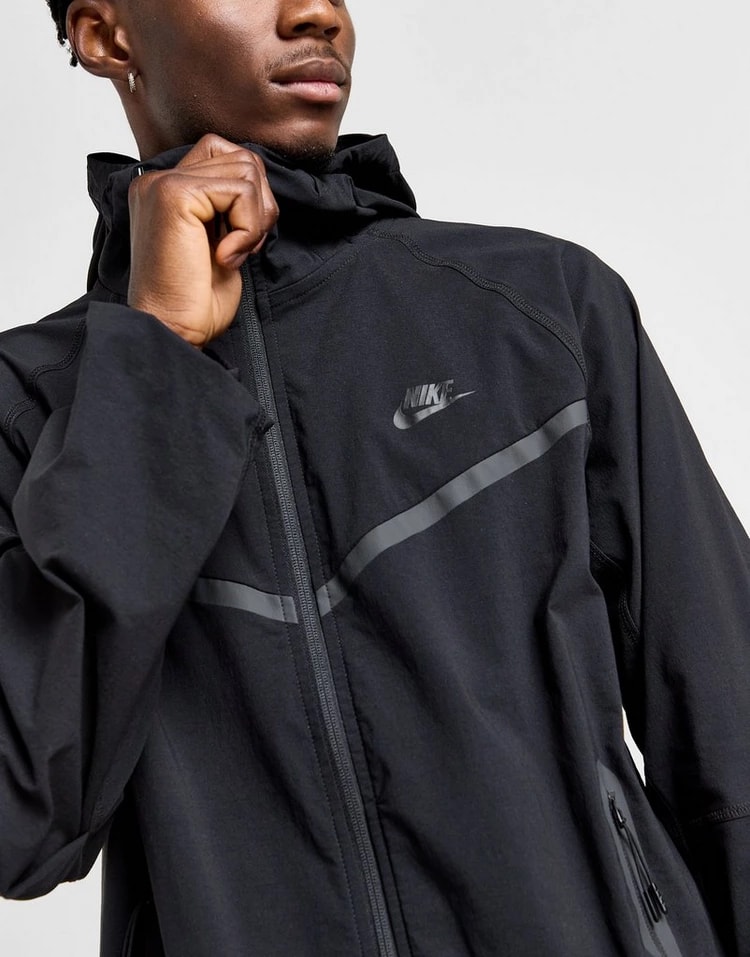 Nike  Tech Fleece Woven Windrunner Full Zip Hoodie l N-1099