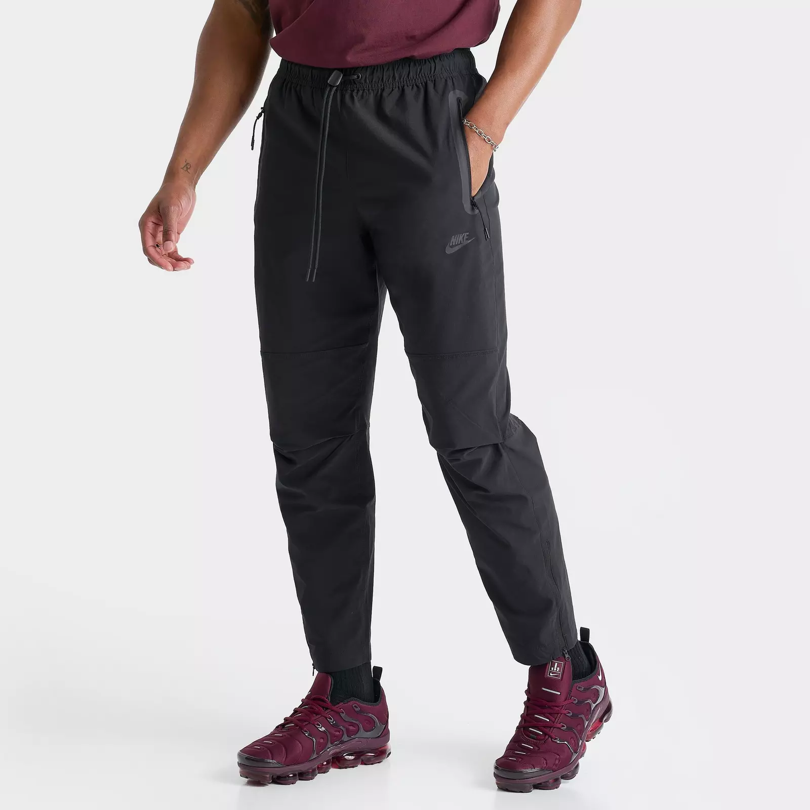 Nike  Tech Fleece Woven Windrunner Pants l N-1098 - SİYAH